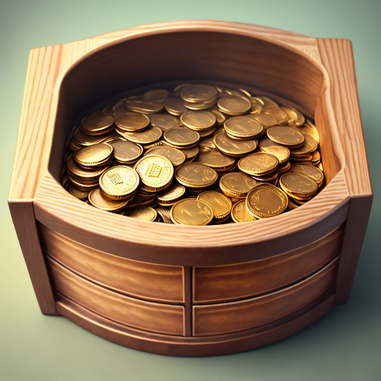 coins and savings box