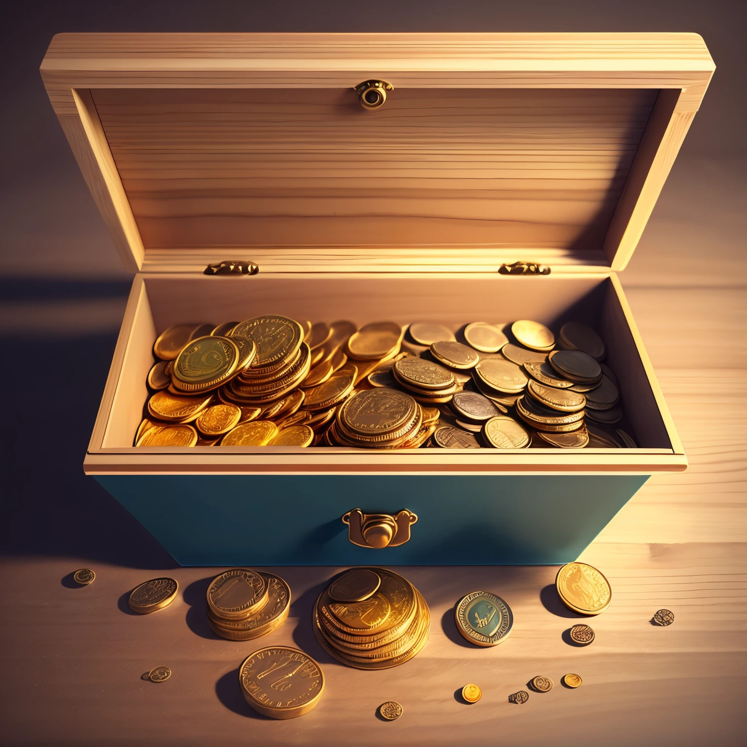 coins and savigs box