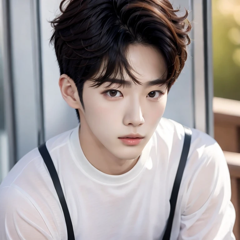 (masterpiece, best quality:1.2), handsome thin face ulzzang man solo