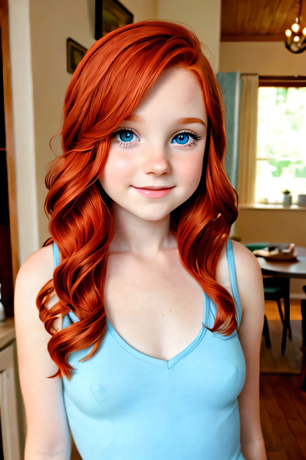young ((ten)) (redhead)