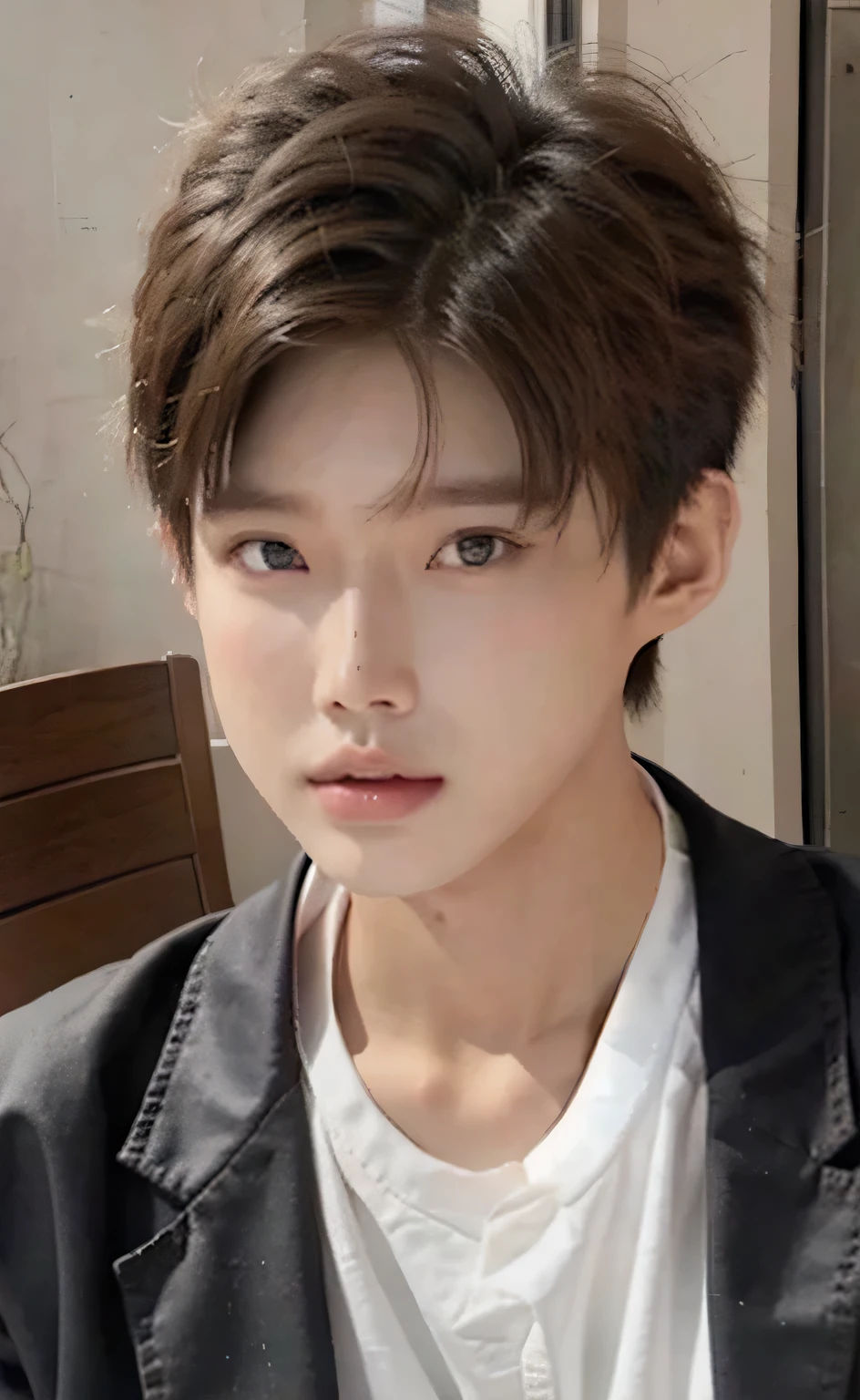 face of young people, Kim Do-young, jung jaehyun, charming sly smile, Shin Jin Young, Kim Tae Joon, Shin Jung-ho, Portrait A 23 years old - Boy, with short hair, that'With a cute Korean face, cute young man, Cai Xukun, young adorable korean face, Upper body
