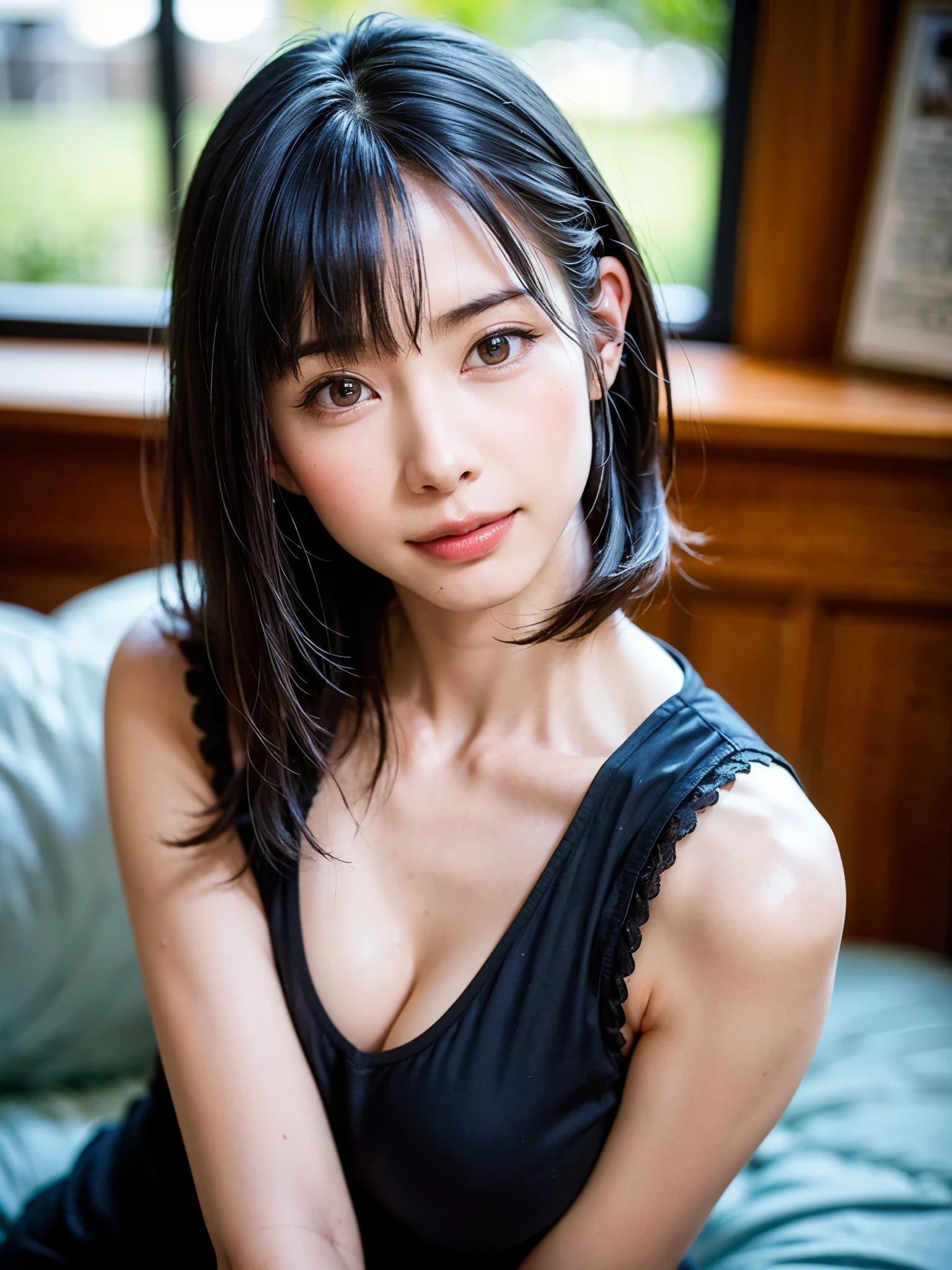 (table top, highest quality、High resolution:1.4、very attractive beauty、Adds intense highlights to the eyes、look closely at the camera:1.4、Beautiful woman full of charm、ideal body proportions、perfect anatomy、brunette short bob hair、shiny hair、bangs:1.4、光沢のあるbangs:1.4、lip gloss),1 girl, Report, light brown shiny hair, scarf,realistic, looking at the viewer、Please tilt your head slightly, bright colored crystal light blue eyes, short and shiny hair、 chest中央に穴の開いた白いタートルネックの衣装,chestの真ん中に丸い穴のあるセクシーな白いタートルネック ニット セーター、 lips, lip gloss, Upper body、Big eyes、eyelash、face is a little red、embarrassing)、((italian road in winter))、((short hair with Big eyess、Give students very powerful highlights、{Huge|big|Hugeな|mega} chest:2、very bigger chest:2、look at the audience、very beautiful beauty、show me your ears、long neck、smile、smile、Happy、beautiful teeth、口を開いてsmile、heart shaped eyes))、28 years old、very cute super model、bangs:2、portrait