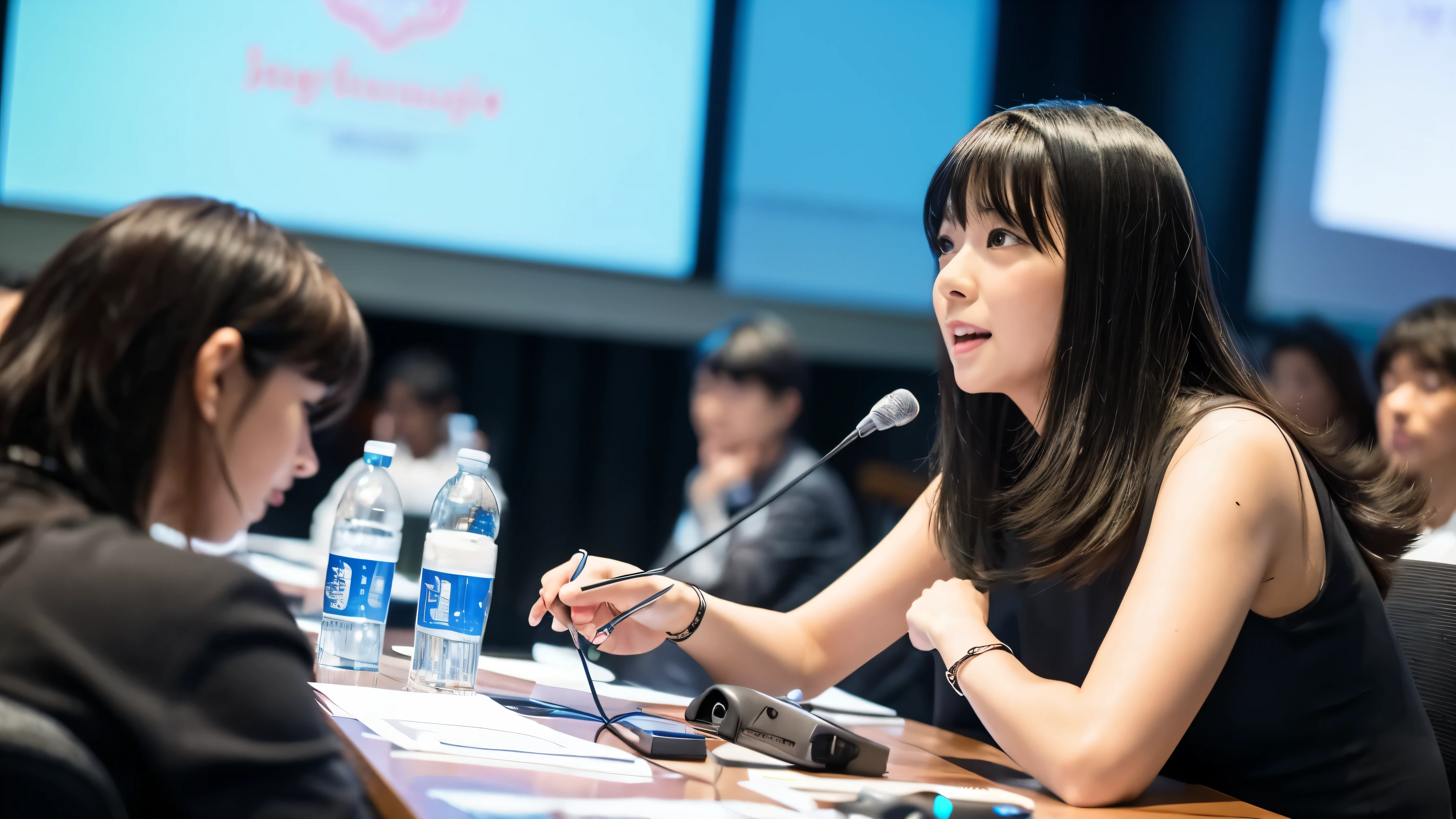AI and ChatGPT seminar、Anime-like image 16:Please make it an image of 9