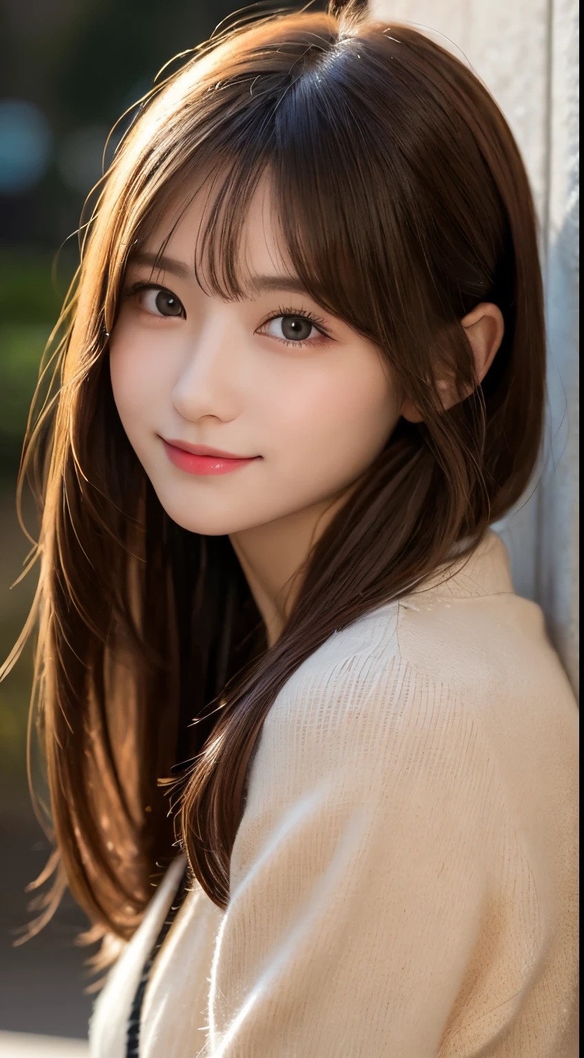 table top, highest quality, shape, Super detailed, finely, High resolution, 8k wallpaper, 完璧なダイナミックな構shape, beautiful and detailed eyes, straight hair, small breasts, natural color lip, random sexy pose,smile,20 year old girl、midnight、beautiful and detailed face、perfect and beautiful face,Big eyes、RAW photo、Expressing feminine poses with your whole body、beautiful and detailed eyes、small face、beautiful duplex、slim face and style,luxury brand mink coat(inner:winter dress)、beautiful golden ratio face,Twin Ponytail Hair,bright look,Shoot with a focus on beautiful legs