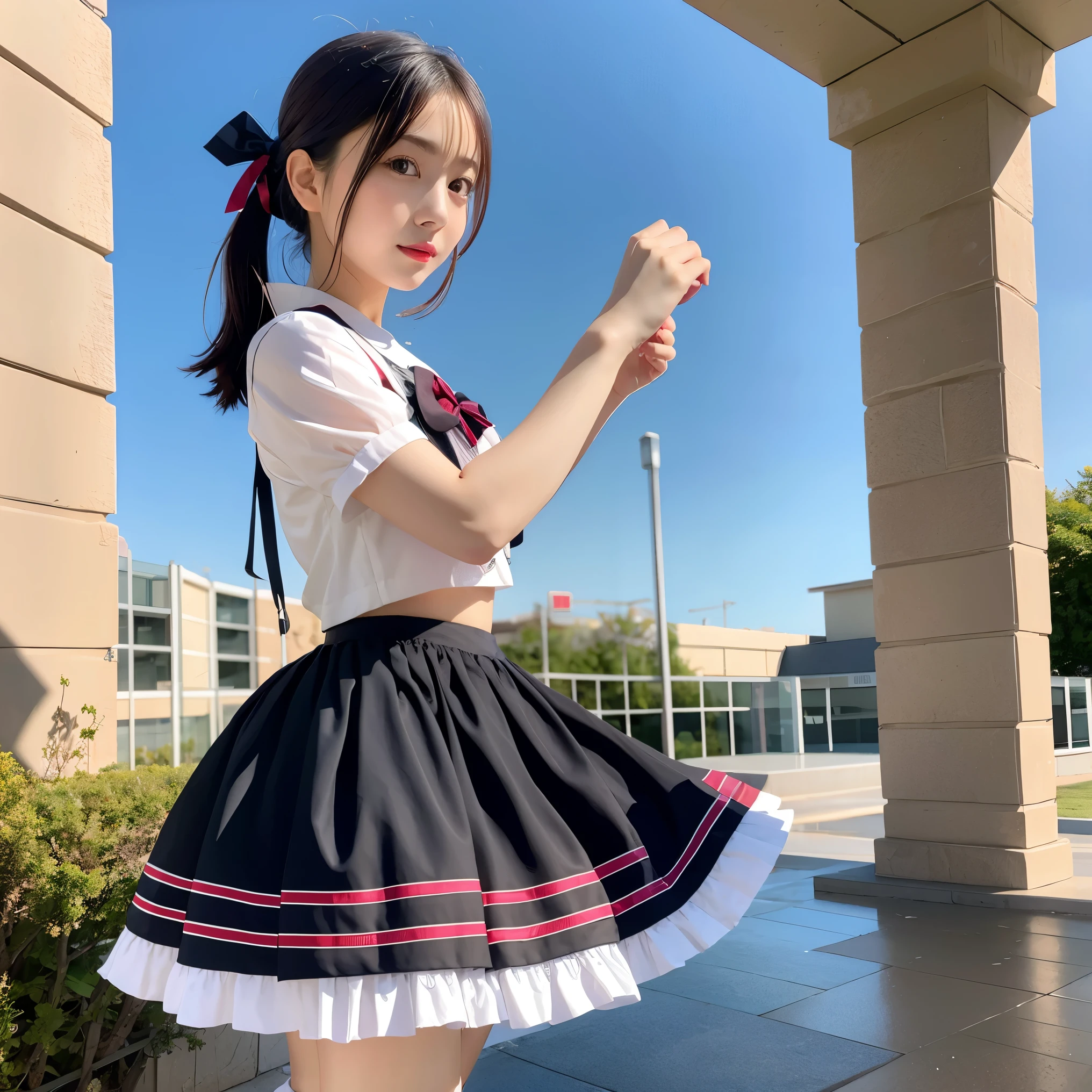 (masterpiece, best quality:1.2), 1girl, solo，Lolita skirt