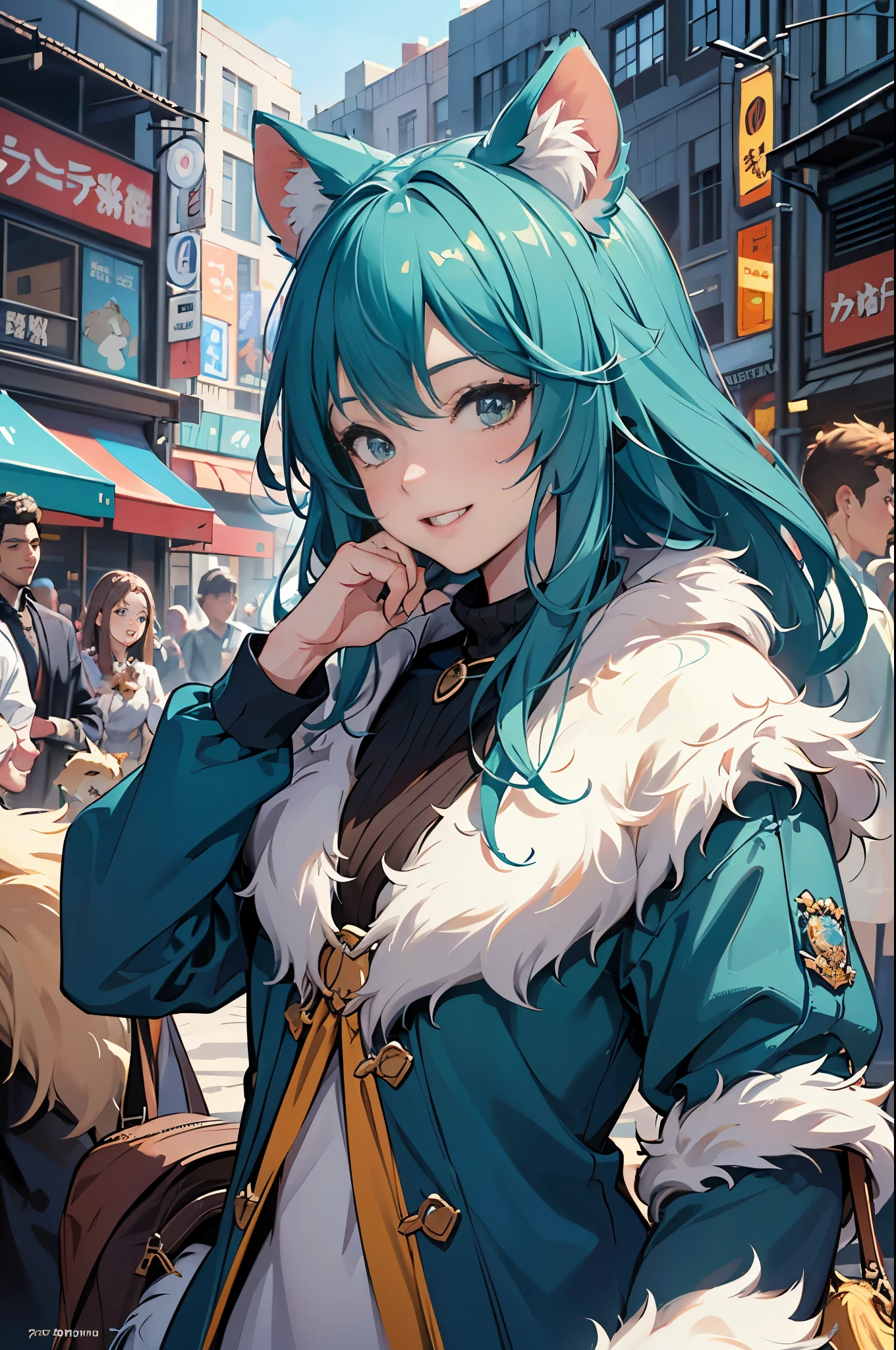 cover_page, super high resolution, detailed background, World Heritage Site, 6+boys, 6+girls, Happy, joyful, absurdres(Photos of solo travelers)(kemono, furry anthro),