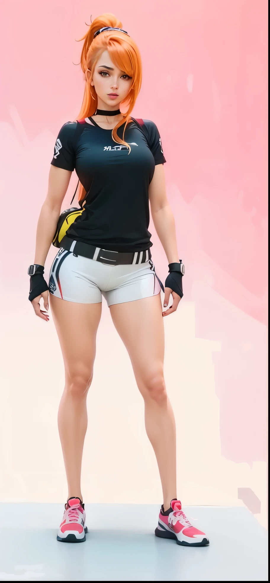 Uma mulher, Extremamente Realista, Pokémon go, sexy, pernas grossas, Fitness 