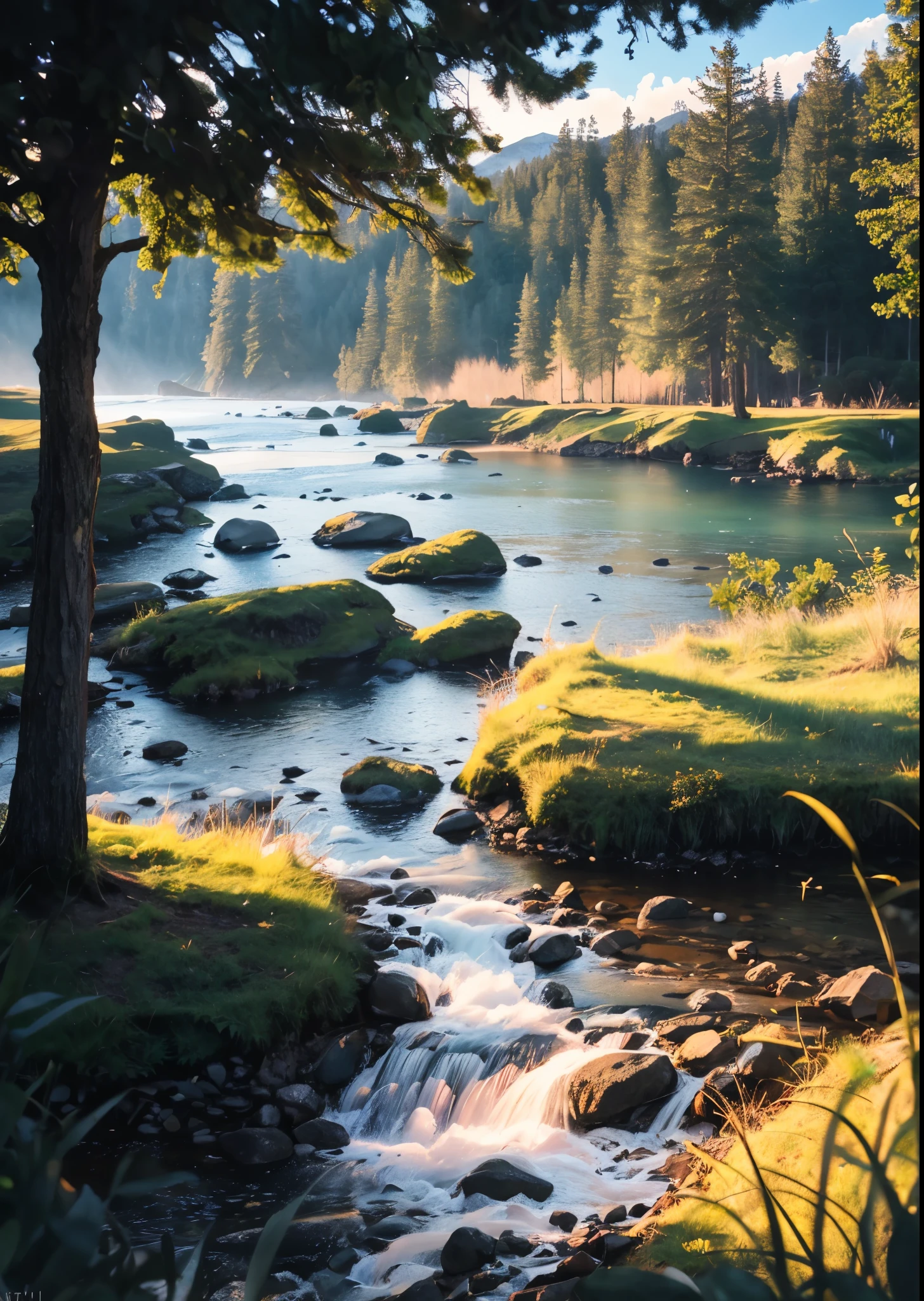RAW photo of a landscape, small details, photorealistic, ultra-realistic photo, 8k uhd, dslr, soft lighting, high quality, film grain, Fujifilm XT3, (masterpiece)
