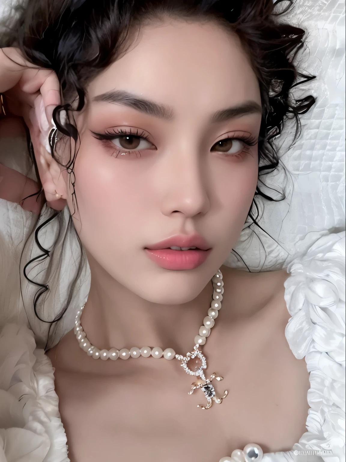 full body shot, absurdres, RAW photo, extremely delicate and beautiful, masterpiece, Best Quality, ultra high resolution, 32k, hyperrealistic, ultra-detailed, perfect figure, Perfect Style, Perfect balance, in her 20s, very small head, very small face, delicate facial features, tearful mole, earring, very huge breasts, medium hair, black hair, (dress:1.2),