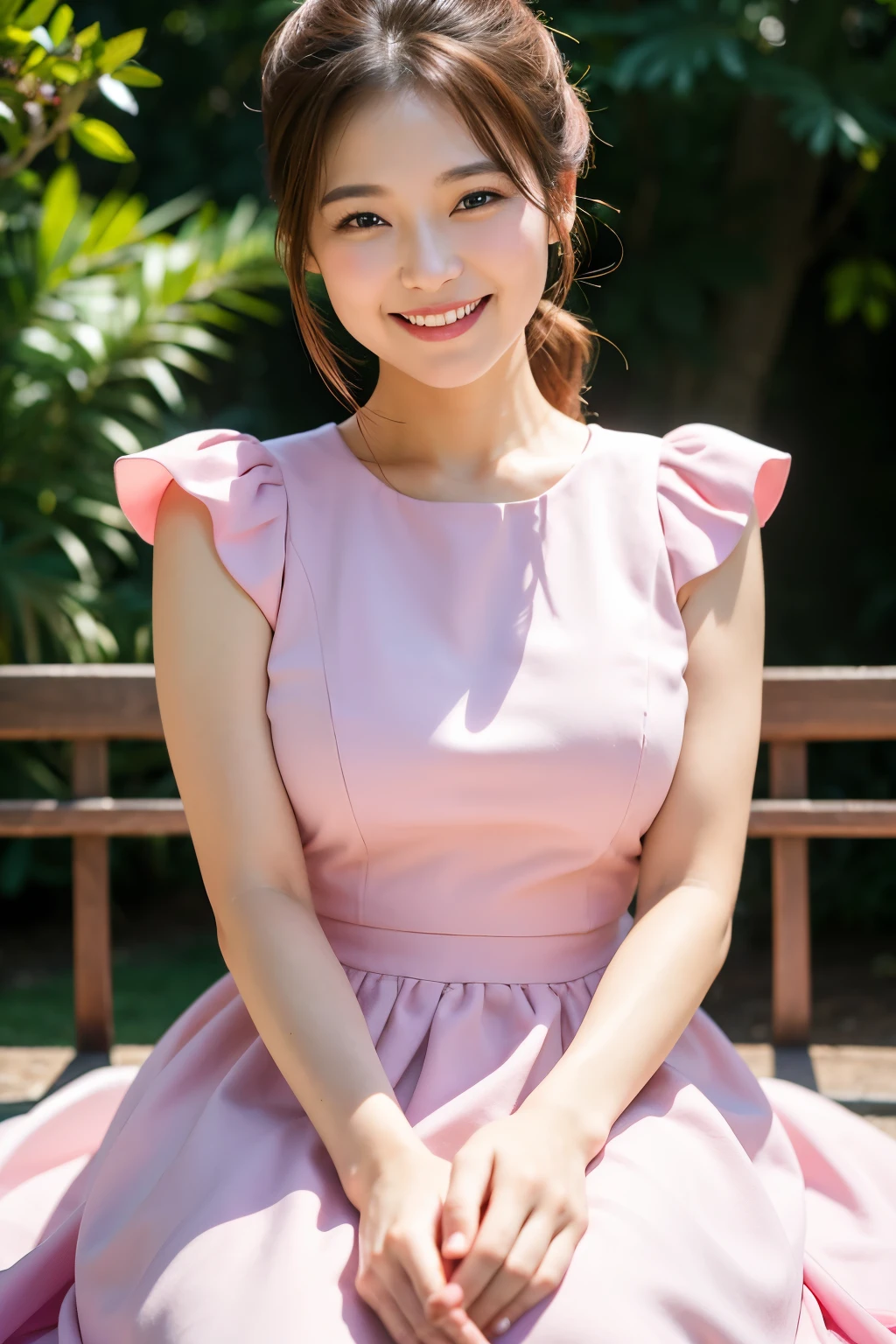 (highest quality, 8K, 32K, masterpiece, UHD:1.2),Photos of cute Japanese women,(sad smile,blush:1.1),looking at the viewer,(Beautiful detailed dress skirt:1.2),fine legs,(spread your legs:0.9),(lace panties:0.9),(wind lift:1.6), whole body,the wind is strong,city,outdoor