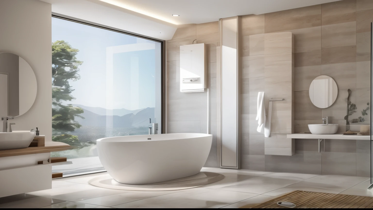in the bathroom,Water heater on the toilet,There is a shower,There is hot water, jin shan, shaxi, Product design photography, author:Shitao, landscape, Jia, Refreshing, clarity. Clean, by Ni Yuanlu, commercial product photography, 3D product rendering, Professional product photography, smoothly, Handsome, Wang Chen, water spray, water spray, splash