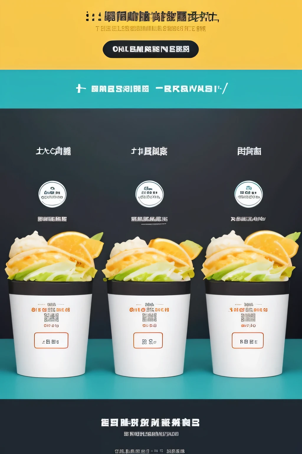 Help me make a membership event poster for the restaurant,The activity content is:Members can recharge three times the current consumption order in a single recharge..,This order is free;A single recharge is 2 times the order amount.,Half price for this order。