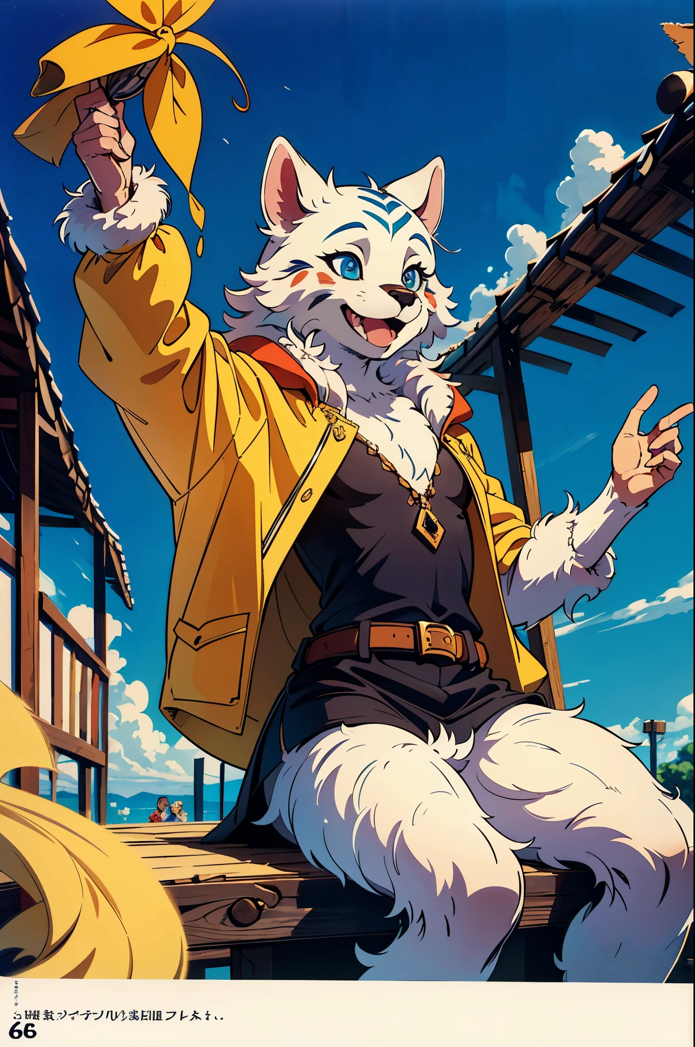 cover_page, super high resolution, detailed background, World Heritage Site, 6+boys, 6+girls, Happy, joyful, absurdres(Photos of solo travelers)(kemono, furry anthro),