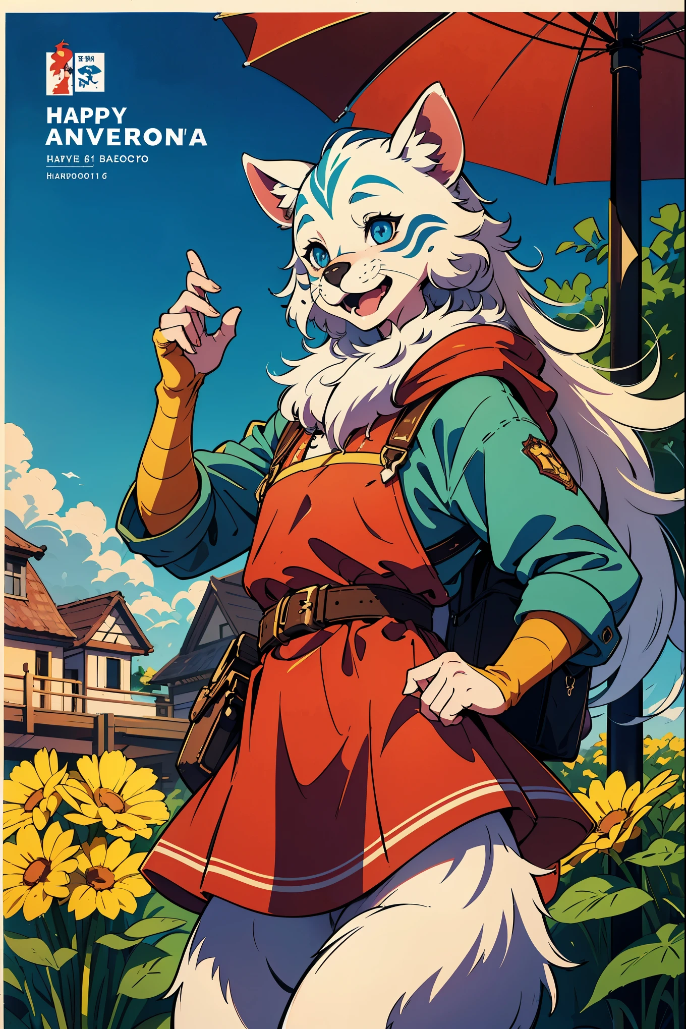 cover_page, super high resolution, detailed background, World Heritage Site, 6+boys, 6+girls, Happy, joyful, absurdres(Photos of solo travelers)(kemono, furry anthro),