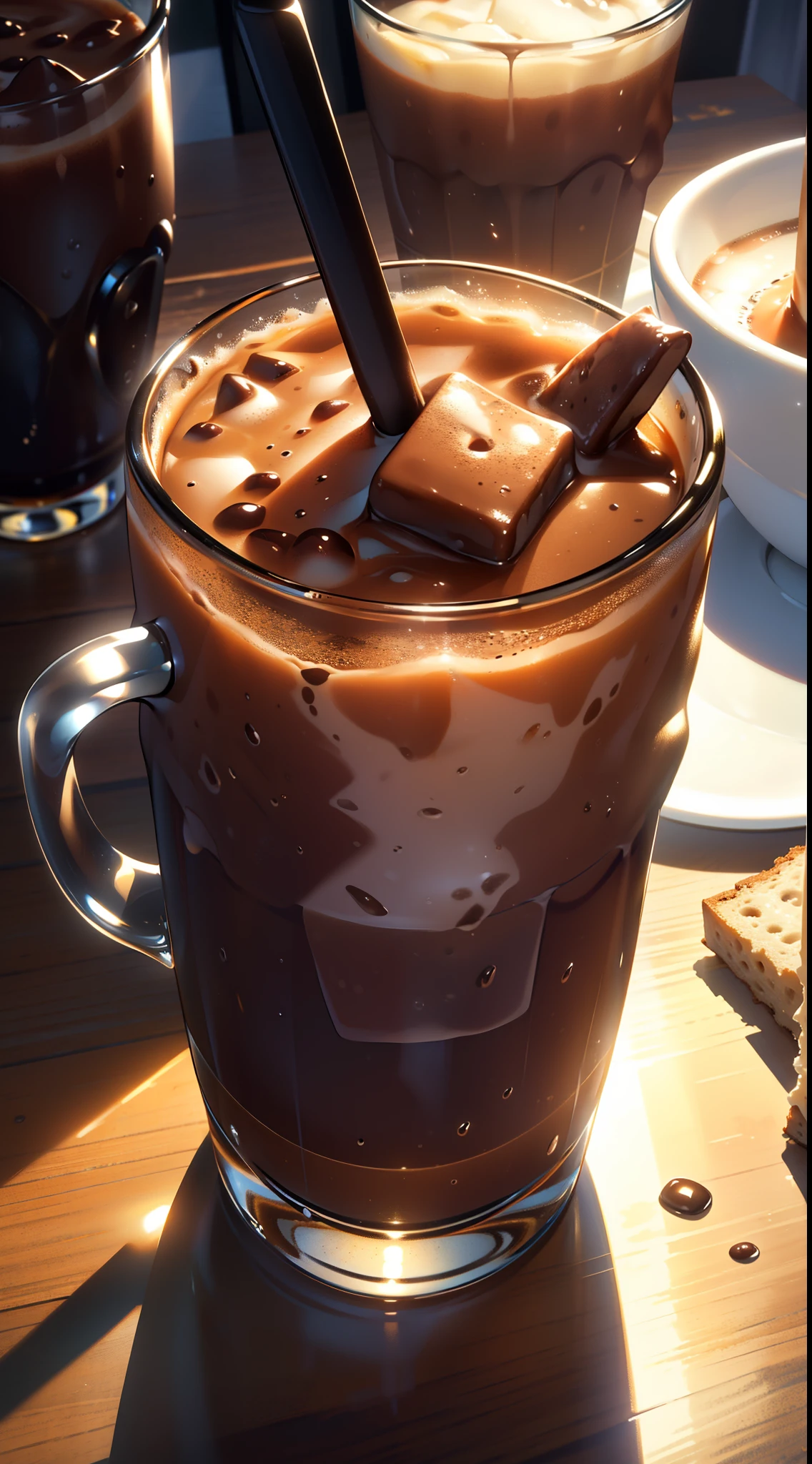((Realistic )), , (cup of ice coffee), (Professional and detailed photography), (Perfectly lit and balanced), (Vibrant and true-to-life colors), (Impeccable high-resolution image), (Meticulous attention to detail),
