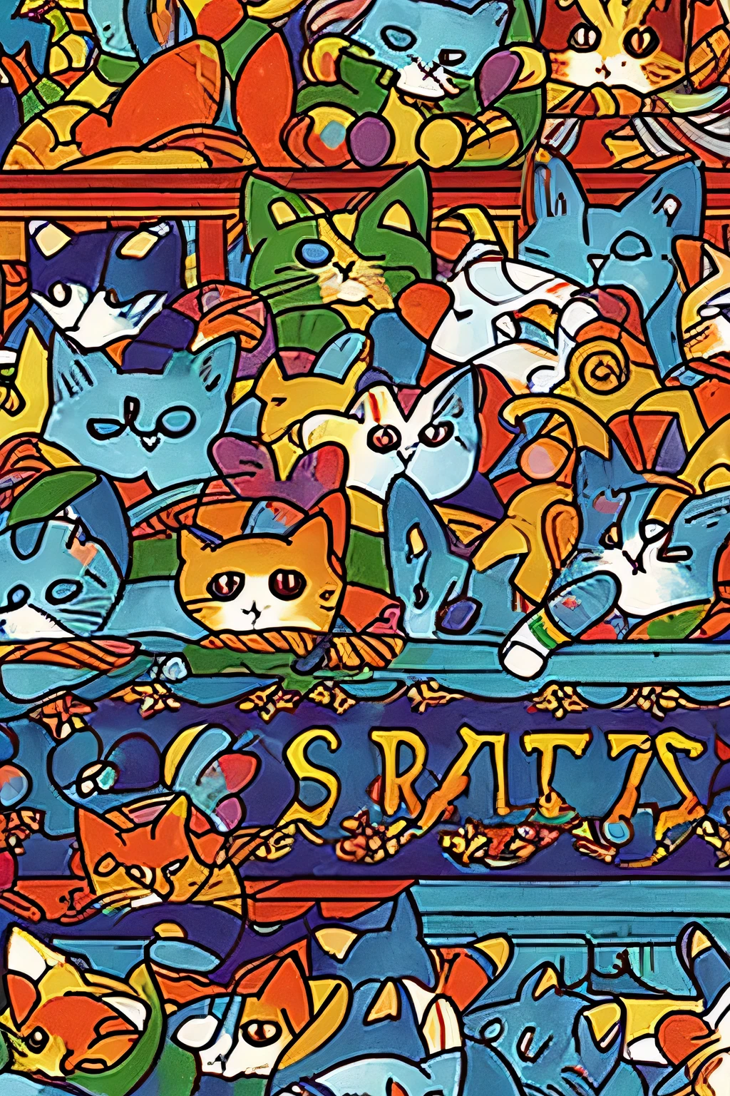 1 strange cat、character、strange cat、art