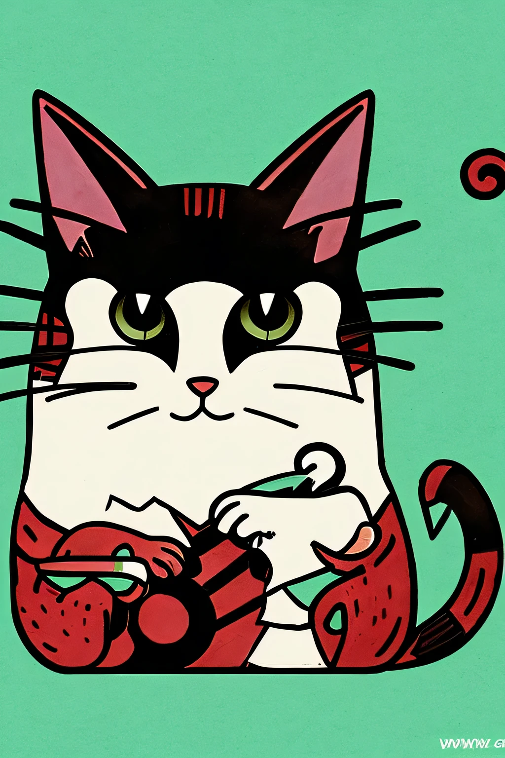 1 strange cat、character、strange cat、art
