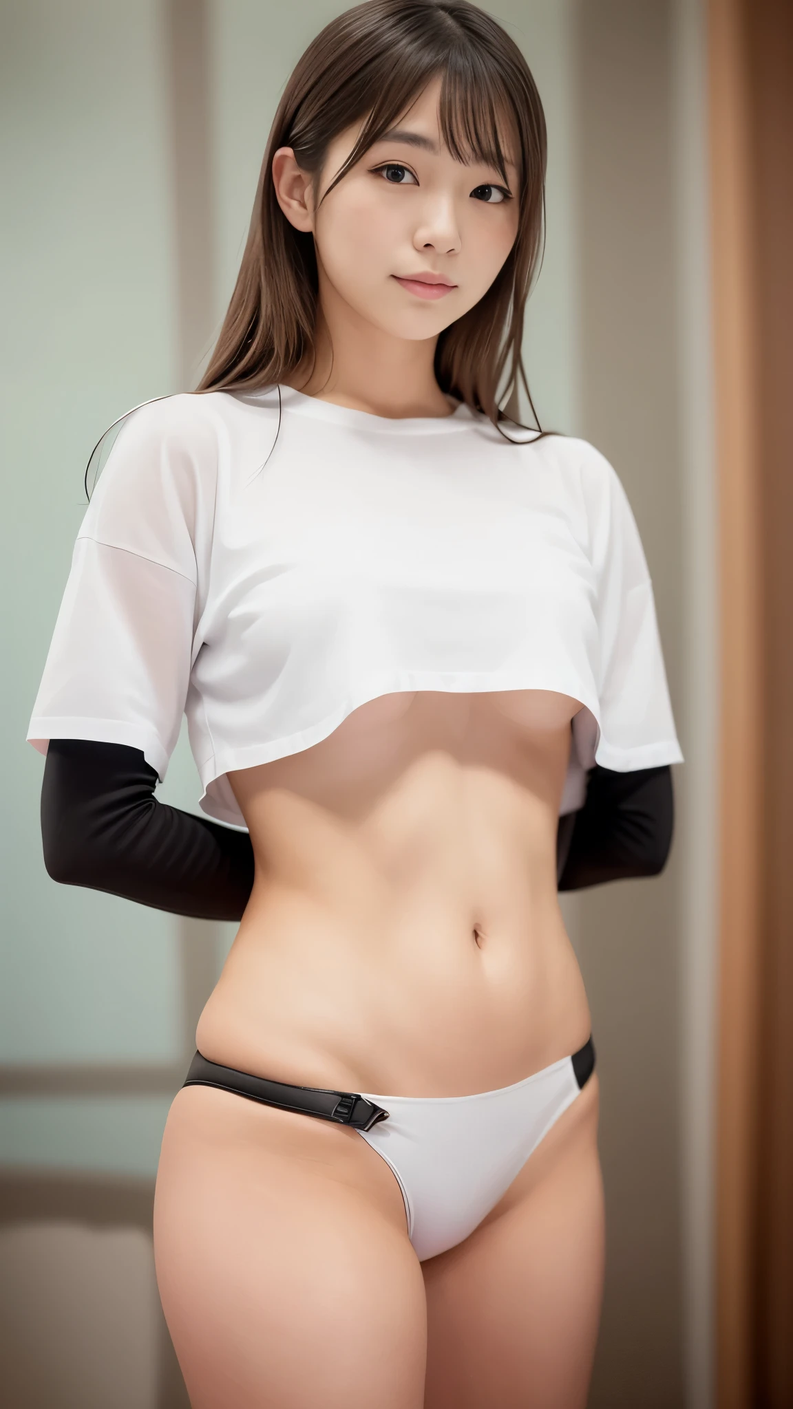 Photo taken by a professional photographer,Cute Japan girl at 20 years old,Fancy makeup with red eyeshadow,A woman kneeling with her legs crossed, japanese model, Young and cute gravure idol, Young sensual gravure idol, beautiful japanese girl face, beautiful asian girl, realistic young gravure idol, Yoshitomo Nara, sophisticated gravure idol, japanese goddess, Chiho, young gravure idol