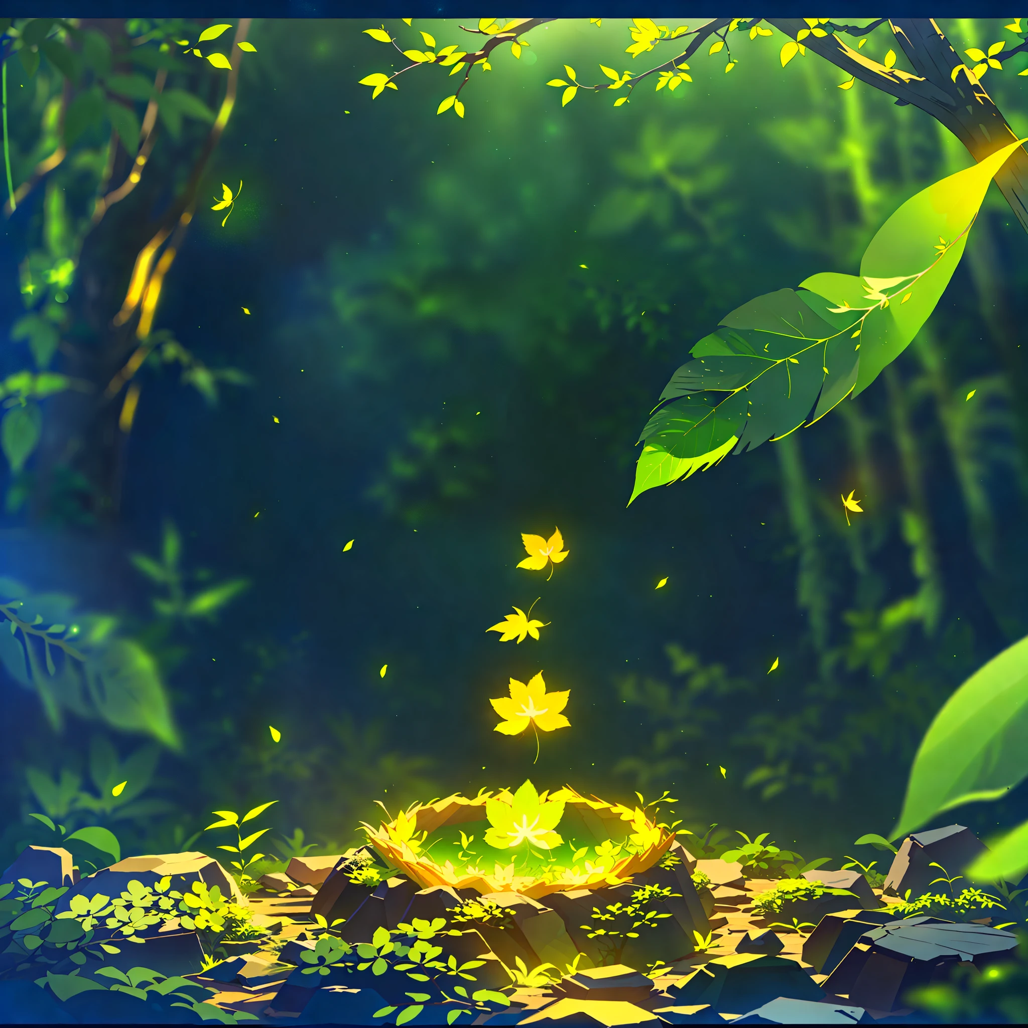 Masterpiece, best quality, (extremely fine CG unity 8k wallpaper), (best quality), (best illustration), (best shadow), the UI interface frame design adopts the natural elements of the jungle theme. The avatar frame is designed in a circle, surrounded by delicate leaves and branches, as well as fireflies and glowing particle effects, (UI interface frame design), (natural elements), (jungle theme), (circle), (leaves), (Branch), (Firefly), (Glow), (Particle Effect). , isometric 3d, octane rendering, ray tracing, ultra detailed