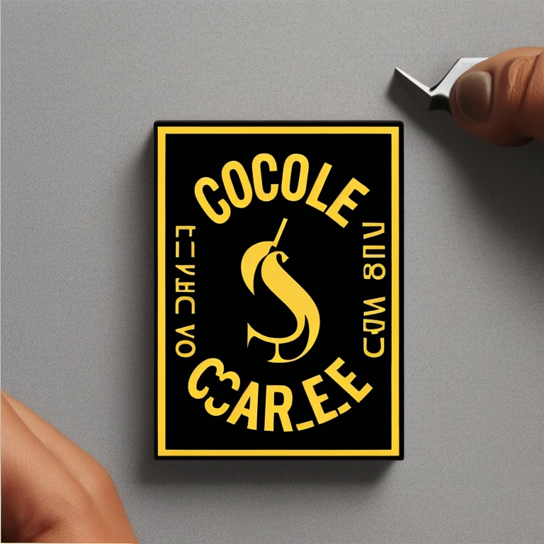 no background，Tool cart emblem，The logo is printed with the letters orcale，Retro logo design badge，rectangle，masterpiece，The finished product is for use on household tool carts as a simple emblem，The award-winning，Printed on dark green cube metal，Industrial style home，Each letter has a shape and meaning