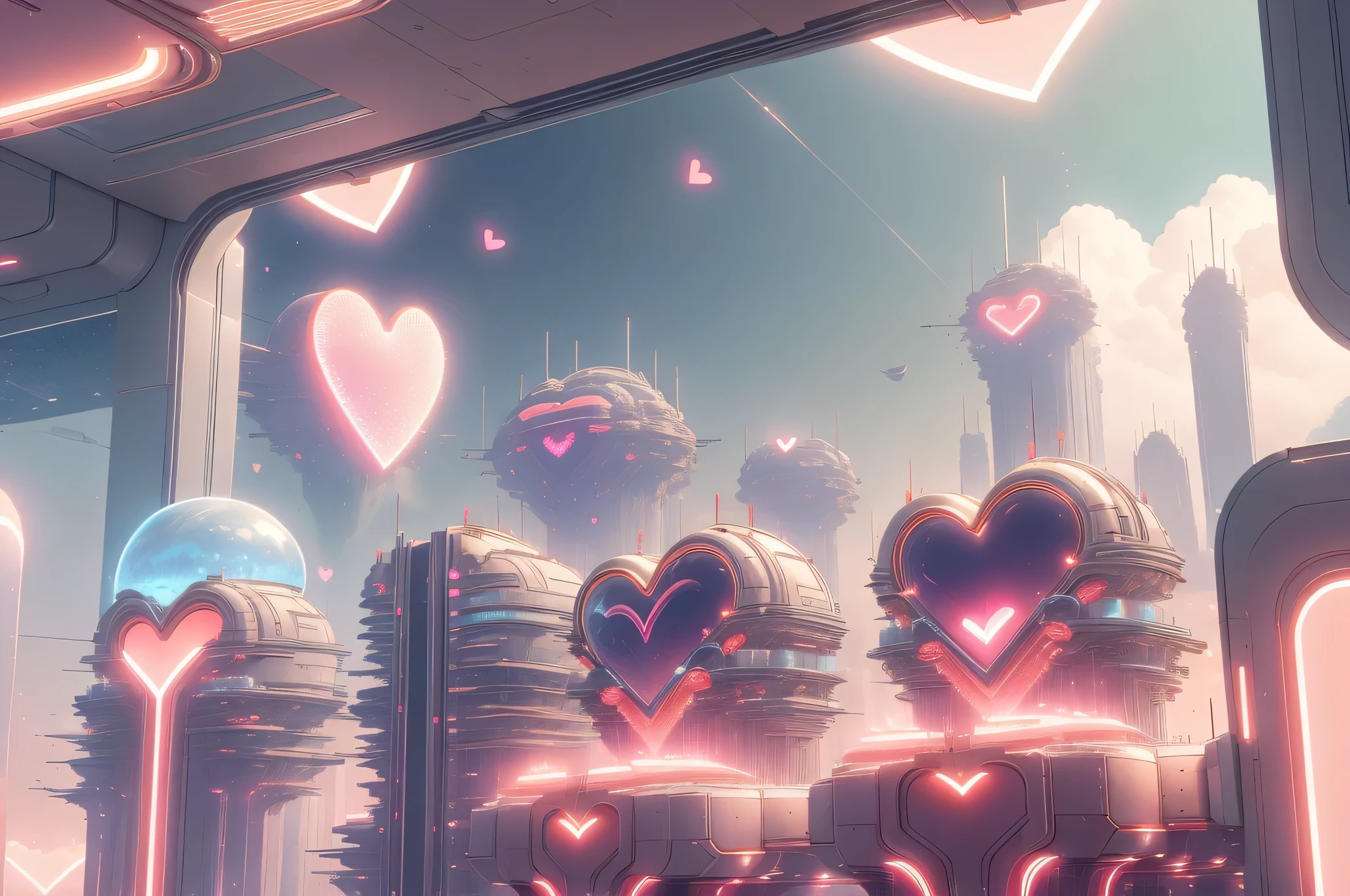 Cupid Technology ,science fiction, City, building, Windows