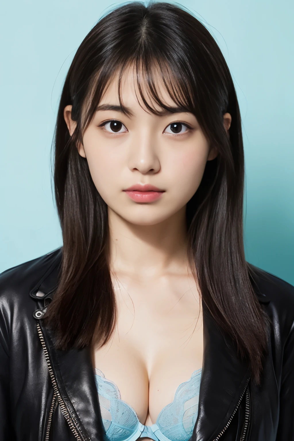 (8K、Raw photo、highest quality、masterpiece:1.2)、(realistic、Photoreal:1.37)、super detailed、Super high resolution、1 girl、see the beholder、beautiful and detailed face、laughter、narrow、(slim waist) :1.3)、Beautiful and smooth skin、skin texture、floating hair、professional lighting、whole body、long hair、blonde、white underwear、cleavage、F cup breasts、lounge、bob hair、smile、15 year old student