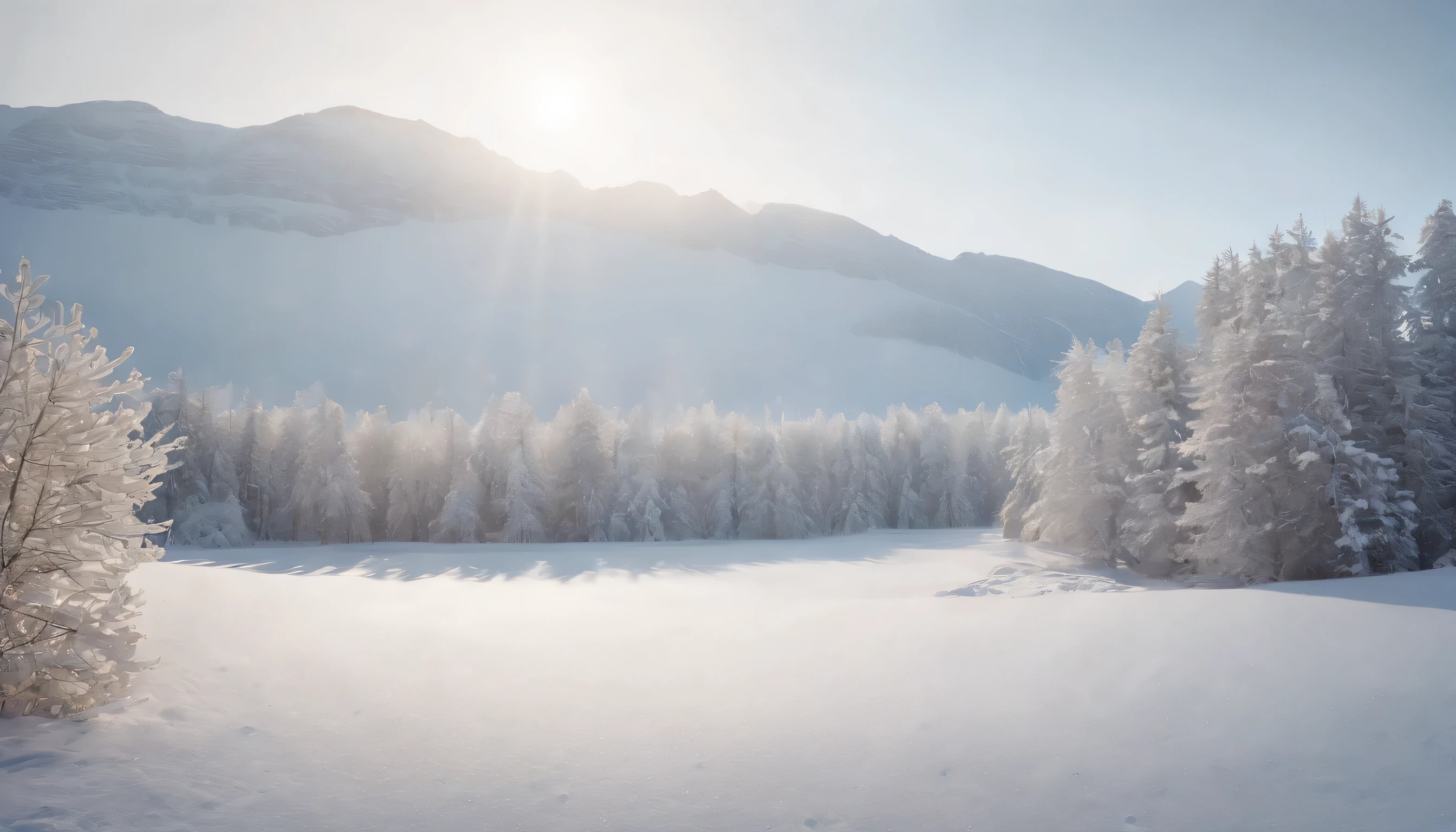 (Highly detailed CG Unity 8K wallpaper、masterpiece、highest quality、Super detailed)、(best lighting、best shadow、very delicate and beautiful)、highest quality、8K、Detailed facial depiction、masterpiece、highest quality、clear image quality、Photo of snowy scenery seen from the window