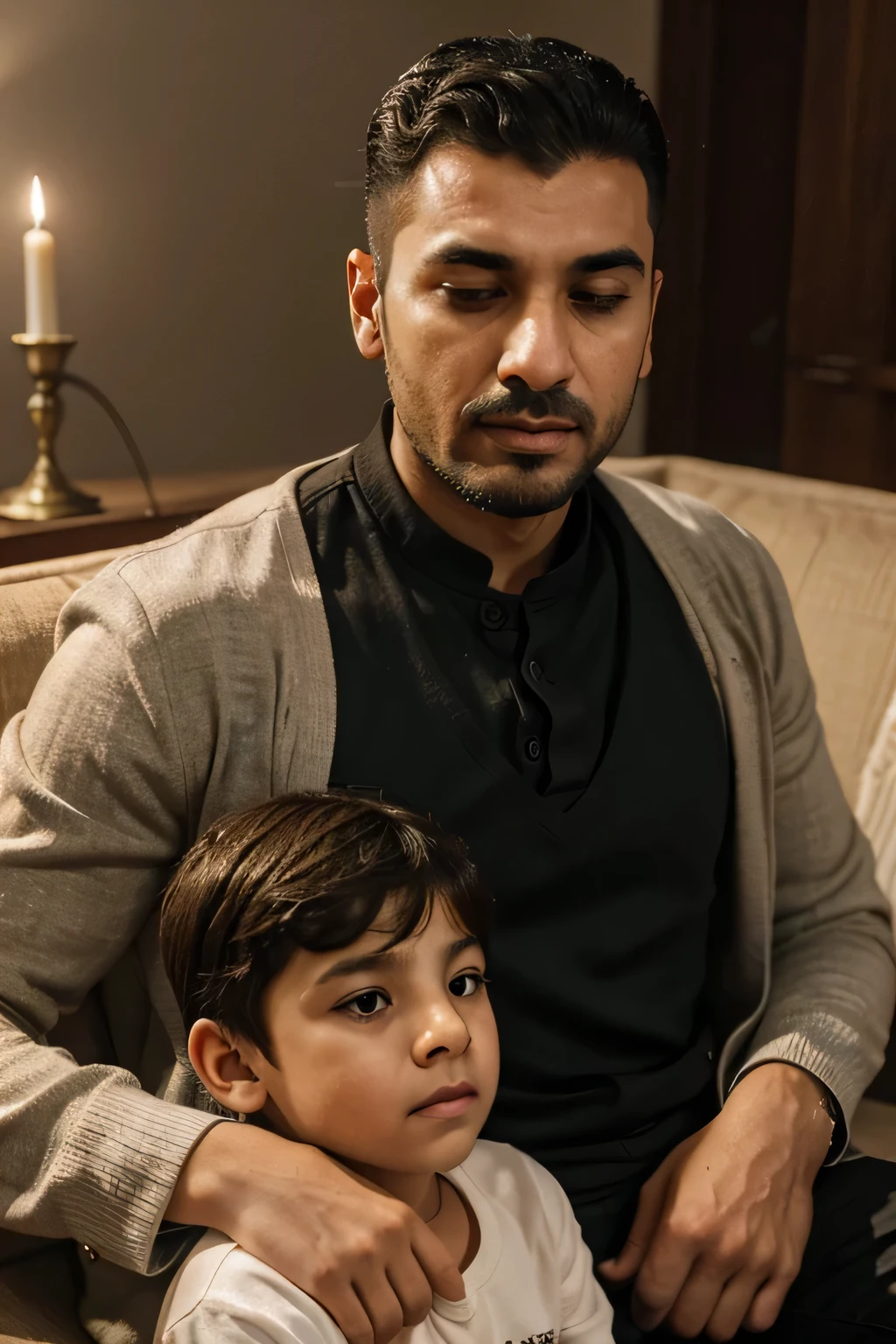 cristy-ren, Photo de haute qualité d’une femme, Visage détaillé, <3 Par une soirée tranquille, l'homme sage, Jamal, sat in the living room with his young Fils, Équitable. L'atmosphère de la pièce était chaleureuse grâce à la douce lumière des bougies et aux douces mélodies jouées par le piano.. Jamal avait dans ses yeux l'expérience des années, et son visage était gravé de sagesse et d'expérience.
Adel était assis sur le canapé à côté de son père, et son visage était inquiet. Il savait que son père lui parlerait de ses actions récentes et de ses compagnons de vie..
Jamal était assis sur sa chaise, j'ai pris une profonde inspiration, puis j'ai commencé à parler d'une voix calme: "Équitable, Fils, la vie ne peut pas toujours être facile, but there are always lesFilss to learn from. Je t'ai regardé récemment, et je veux partager avec vous quelques réflexions sur la vie et l'avenir."
Adel regarda son père avec surprise. He knew that an important lesFils was coming. Il a répondu avec un sourire timide: "Oui, Papa, Je suis prêt à entendre ce que tu as à dire."
Jamal leva doucement la main pour arrêter de parler puis dit: "Tout d'abord, tu devrais être honnête avec toi-même. Êtes-vous satisfait de la façon dont vous traitez vos amis et de la façon dont vous passez votre temps?"
Adel ferma les yeux un instant, puis répondit d'une voix calme: "Peut être pas, Papa. J'ai passé mon temps inutilement, et j'ai peut-être fait l'erreur de choisir des amis."
Jamal haussa les sourcils d'un air méditatif puis dit sérieusement: "Les amis vous affectent grandement, choisissez-les avec soin. Mais le plus important, tu dois être fidèle à toi-même. Ne laissez pas la pression extérieure façonner votre identité ou votre orientation."
Puis les traits du visage de Jamal ont changé, and he gave his Fils a strict look: "Le plus important, respecte toi et les autres. Ne vous impliquez pas dans des actions qui nuisent à vous ou à votre entourage.. Soyez un homme qui mérite le respect des autres."
Adel a commencé à cligner des yeux sans comprendre, mais après un moment de réflexion, il a réalisé l'importance des paroles de son père. Son cœur était rempli de gratitude pour la sagesse que son père partageait à ce moment important..
Ils restèrent tous les deux assis longtemps en silence. À ce moment là, les douces mélodies du piano résonnaient à nouveau, remplir la pièce de sérénité et de méditation.
