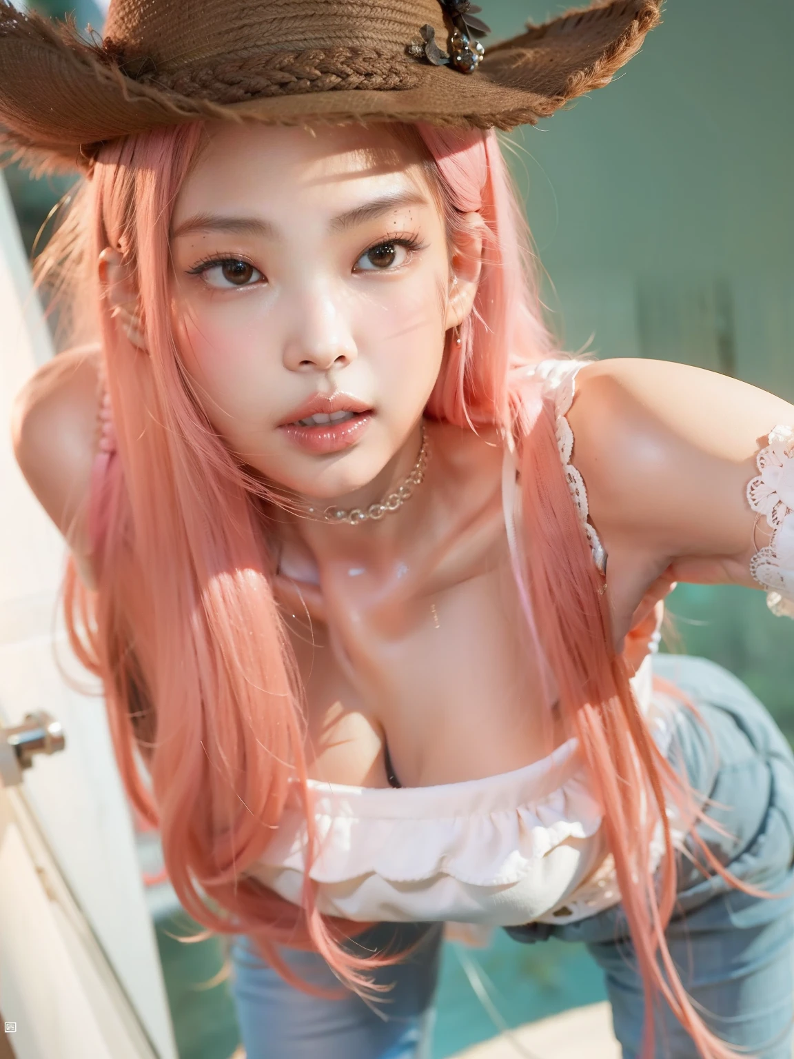 photo realistic, best quality, ultra detailed, masterpiece, Ultra-realistic 8K CG, Perfect Artwork, Realistic, 3D body, cute face, well-featured face, completely nude, 
 (((only 1 girl, 1girl, small breasts, beautiful girl, cute girl and idol face, young face, Beautiful long pink hair, twintails, white skin, Short body, unclothes, close eyes, open mouth, collar))),
(((insult, fear, cry and shout, shed many tears))), (((5 penises around the girl))), 
(((gang rape))), (((from front))),
(((excessive cum on upper body))), (((excessive cum on hair))), (((excessive cum on head))) (((excessive cum on chest))), ((((((((excessive cum on facial)))))))), (((excessive cum in mouth))), 
Inside the abandoned house, black smoke, bokeh