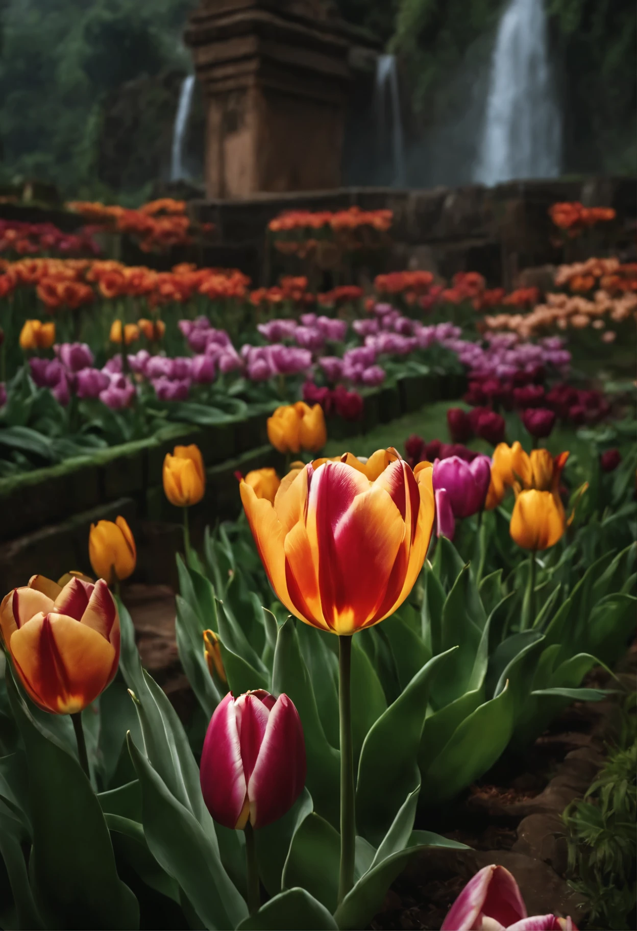 8K, digital photography, 3D logo berbentuk harimau menerkam berwarna api dengan tulisan nama "AGUS BHIRAWA", grafik jernih,ultra hd realistis