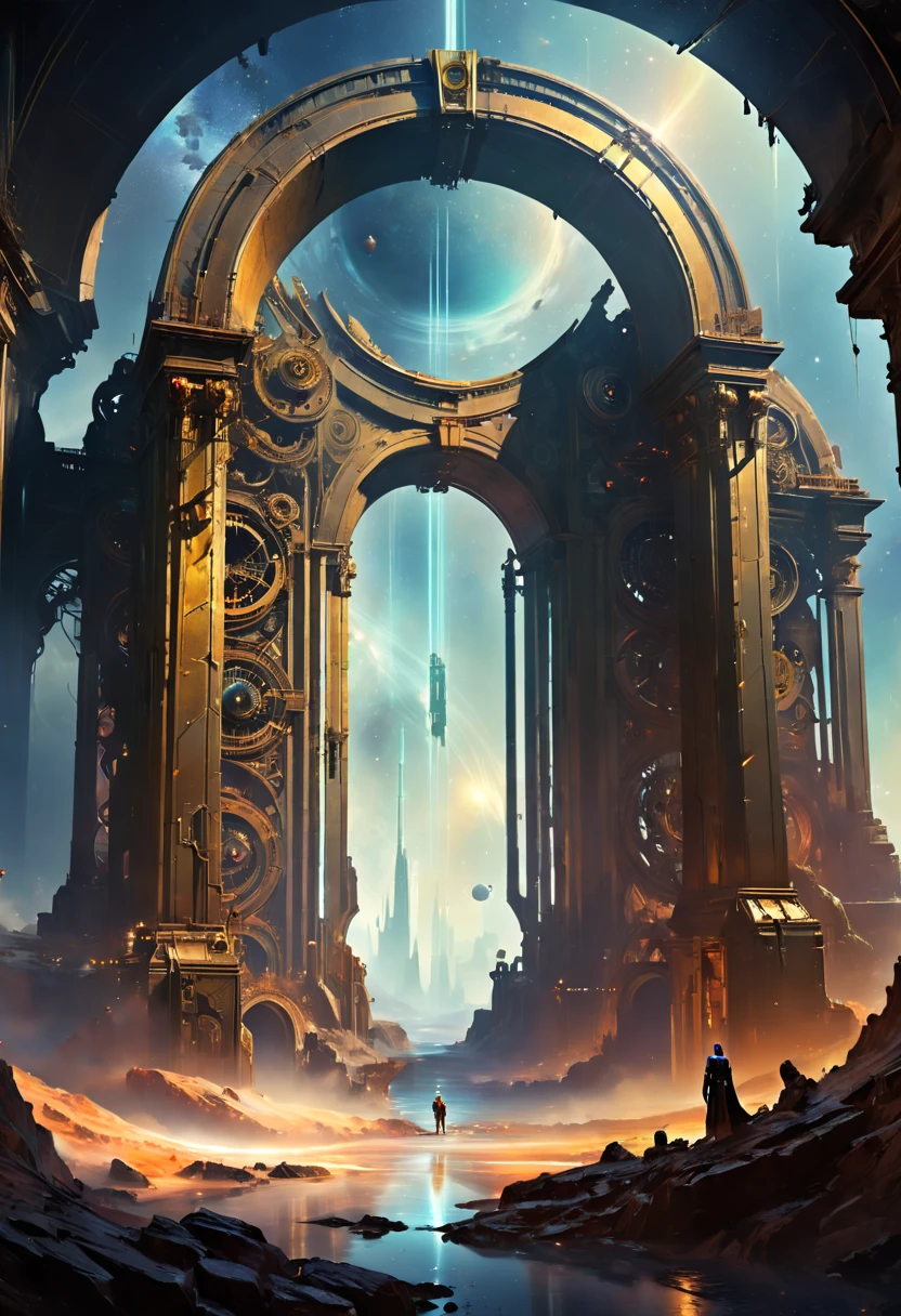 Forgotten gateway to time and space, by Richard Anderson, best quality, masterpiece, 8k