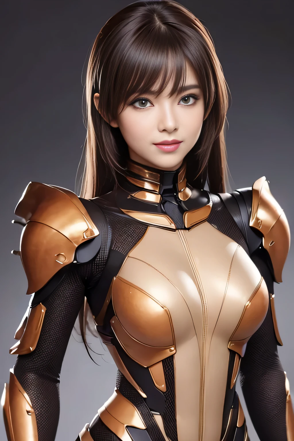(High resolution,masterpiece,highest quality,Very detailed CG, anime, official art:1.4), realistic, photograph, amazing detail, all complicated, luster and luster,great many layers, 8k wallpaper, 3D, sketch, cute, figure,( alone:1.4), perfect female proportions,villain's daughter, (Fusion of dark brown cockroach and lady:1.4), (brown cockroach form lady:1.2), (brown cockroach woman:1.2), (Fusion:1.2), (alone:1.4), (evil smile:1.2), muscular, abs, (Cockroach brown exoskeleton bio insect suit:1.4), (Cockroach brown exoskeleton bio insect armor:1.2), (brown transparent cockroach feathers:1.4), (brown cockroach antenna:1.3),