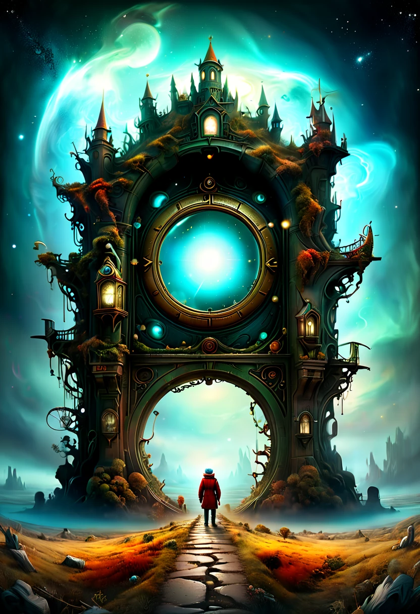 Forgotten gateway to time and space, by Alexander Jansson, best quality, masterpiece, high-definition details, 8k