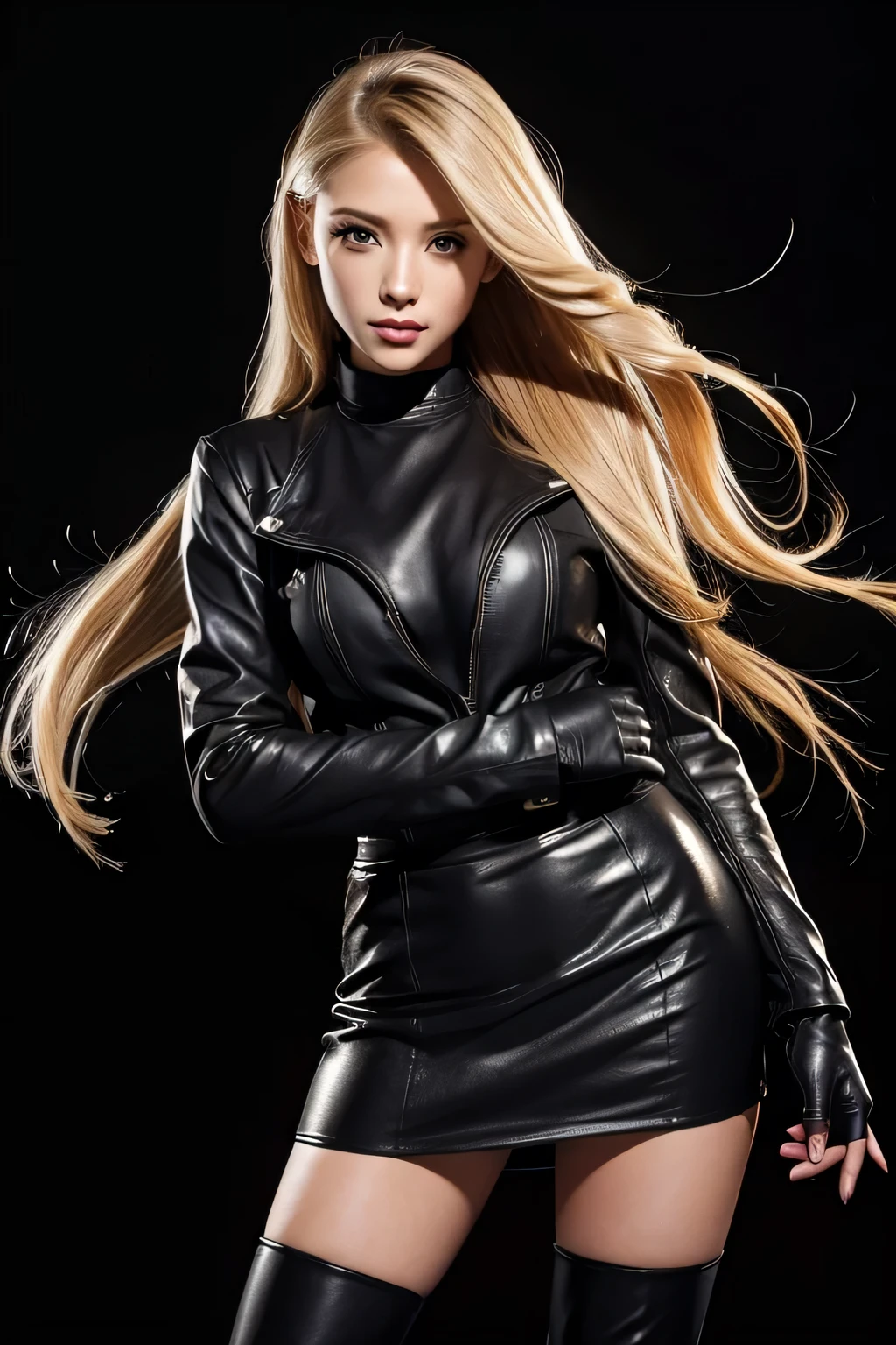 an beautiful,
(((tmasterpiece))), ((Best quality)), ((intricately details)), ((hyper realisitc)), Ridiculous resources, 摩洛解放阵线, Mature woman, (),Perspectives, The content is very detailed, lamplight, Perfect hands, detailed finger, 美丽细致lewd eyes, Long blonde hair, 棕色lewd eyes, CEO, (Professional Dress:1.2), Blazer in similar color scheme,Paired with thin lapel dress,Black leather pantyhose,Pink collar, ear nipple ring, livestock, detailedbackground, Bedrooms, 完美lewd eyes, lewd eyes, looking at viewert, seen from the side