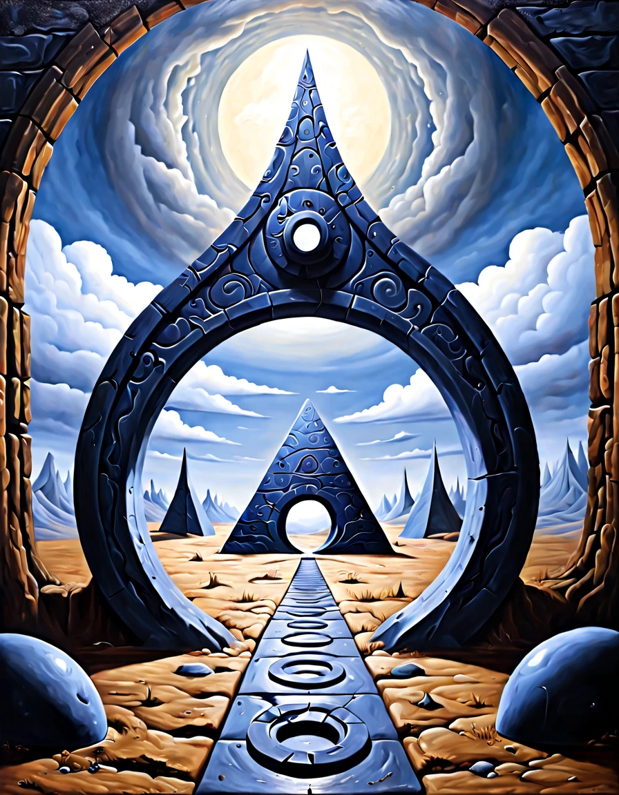 Cubist artwork in the style of rafal olbinski,rafal olbinski style, (art by Josef Capek:0.8) and (Alan Kenny:1.0) , painting, Fascinating ([Stargate|Barn]:1.3) , detailed with Western patterns, masterpiece, fauna and Beehive background, Realistic, Regret, Cybergoth Art, moody lighting, L USM, rafal olbinski, rafal olbinski art . Geometric shapes, abstract, innovative, revolutionary