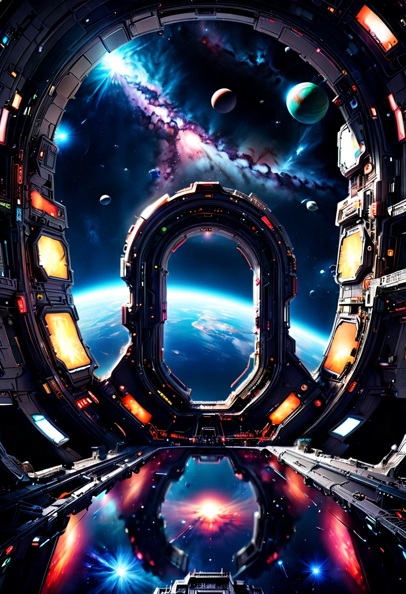 Forgotten gateway to unknown space, by Ross Tran, best quality, masterpiece, high-definition details, 8k