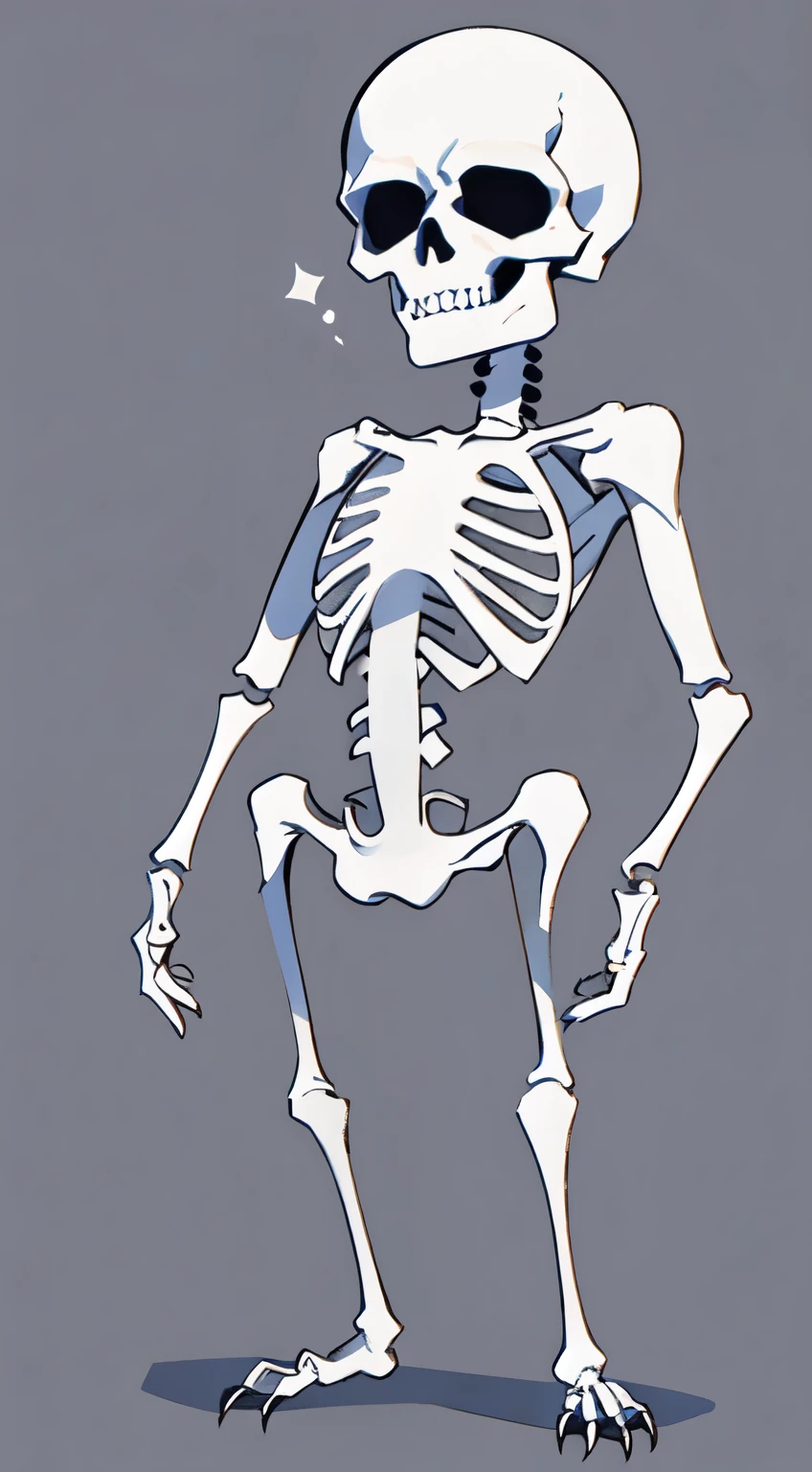 Skeleton head, monster