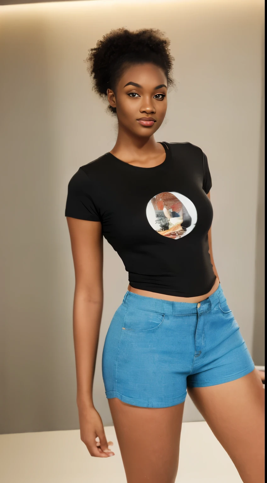 Black child, negro, dez anos, imagem de corpo inteiro, vestindo camiseta amarela, jeans, White sneakers, background branco, sorridentes, dentes perfeitos