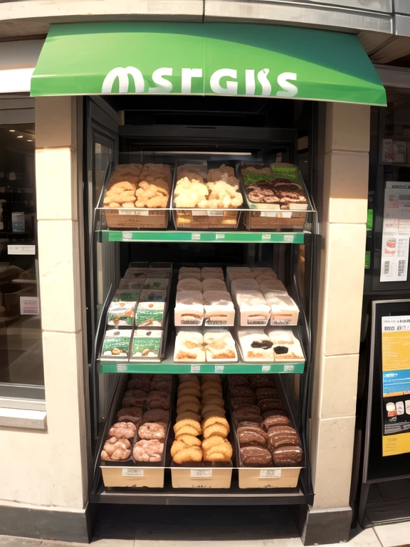Starbucks logo and mix of Oreo and McDonald's