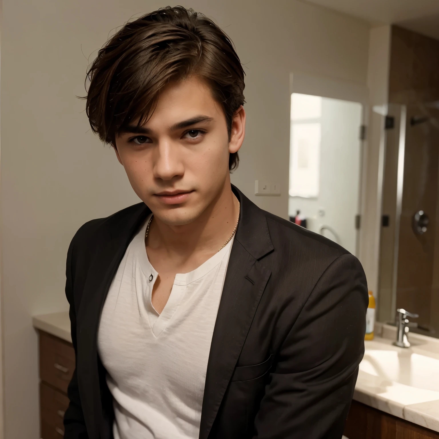 Handsome boy with best phyic and hairstyle