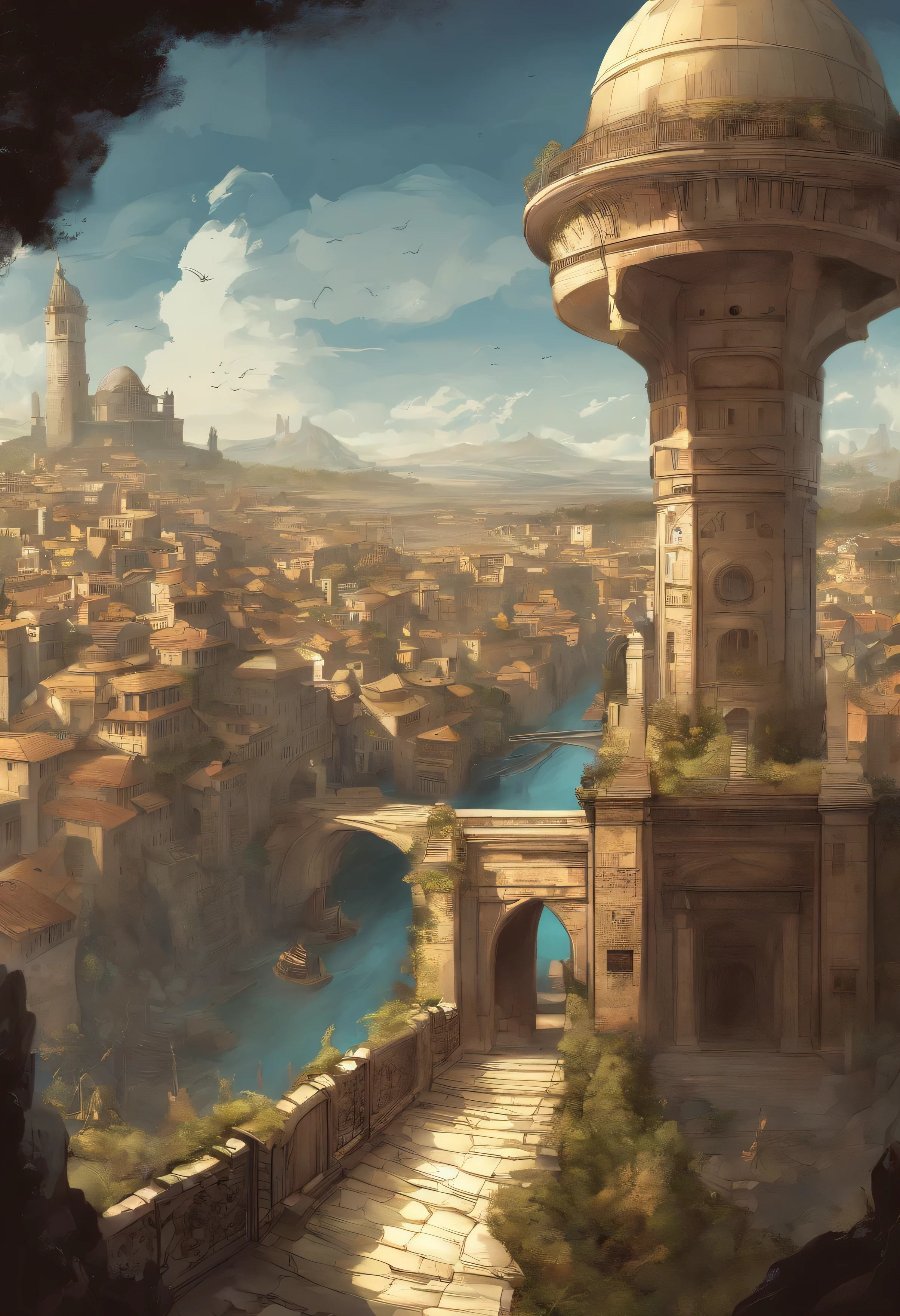 Leonardo Davinci cidade dos deuses