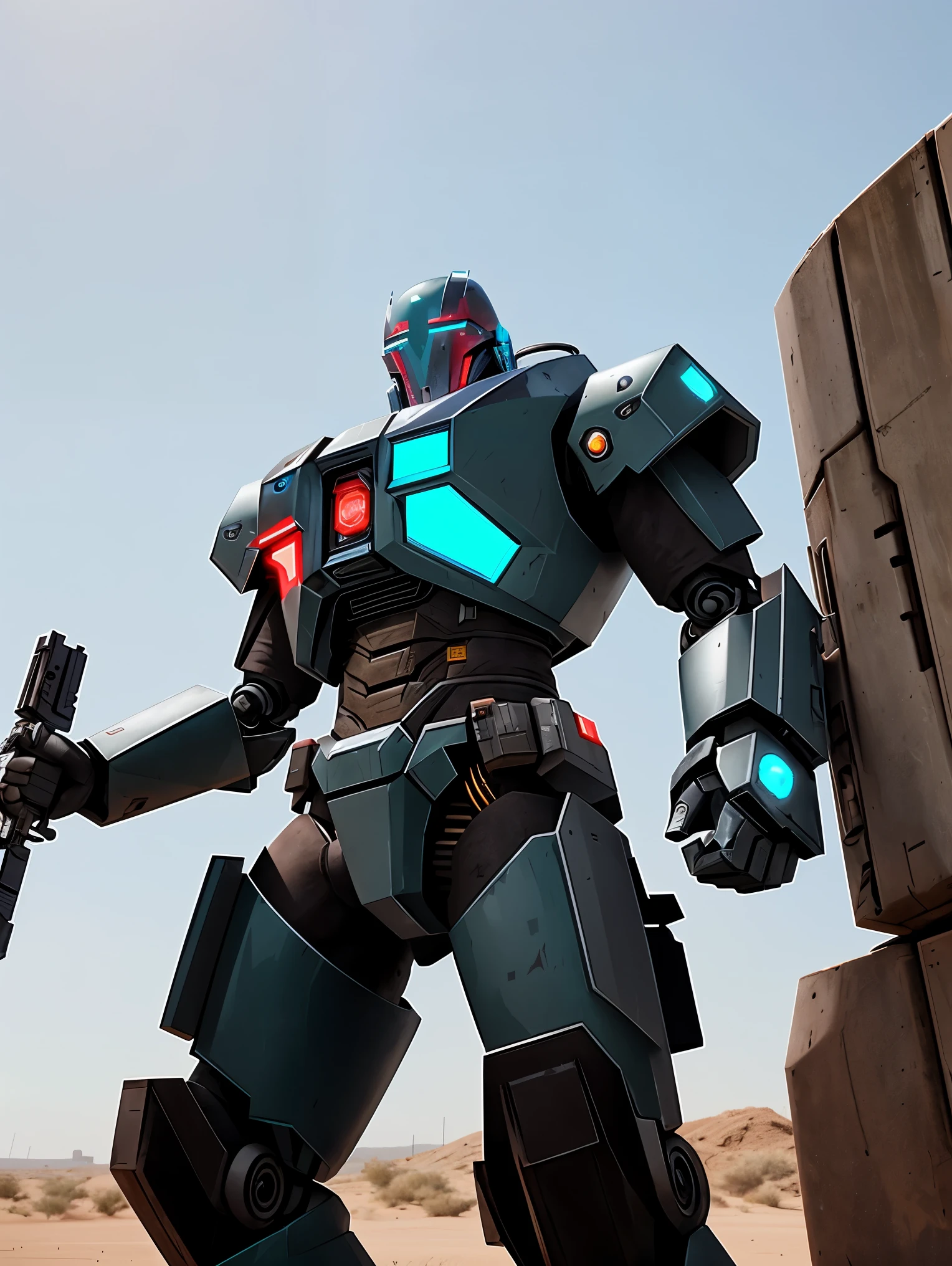 Bounty hunter robot