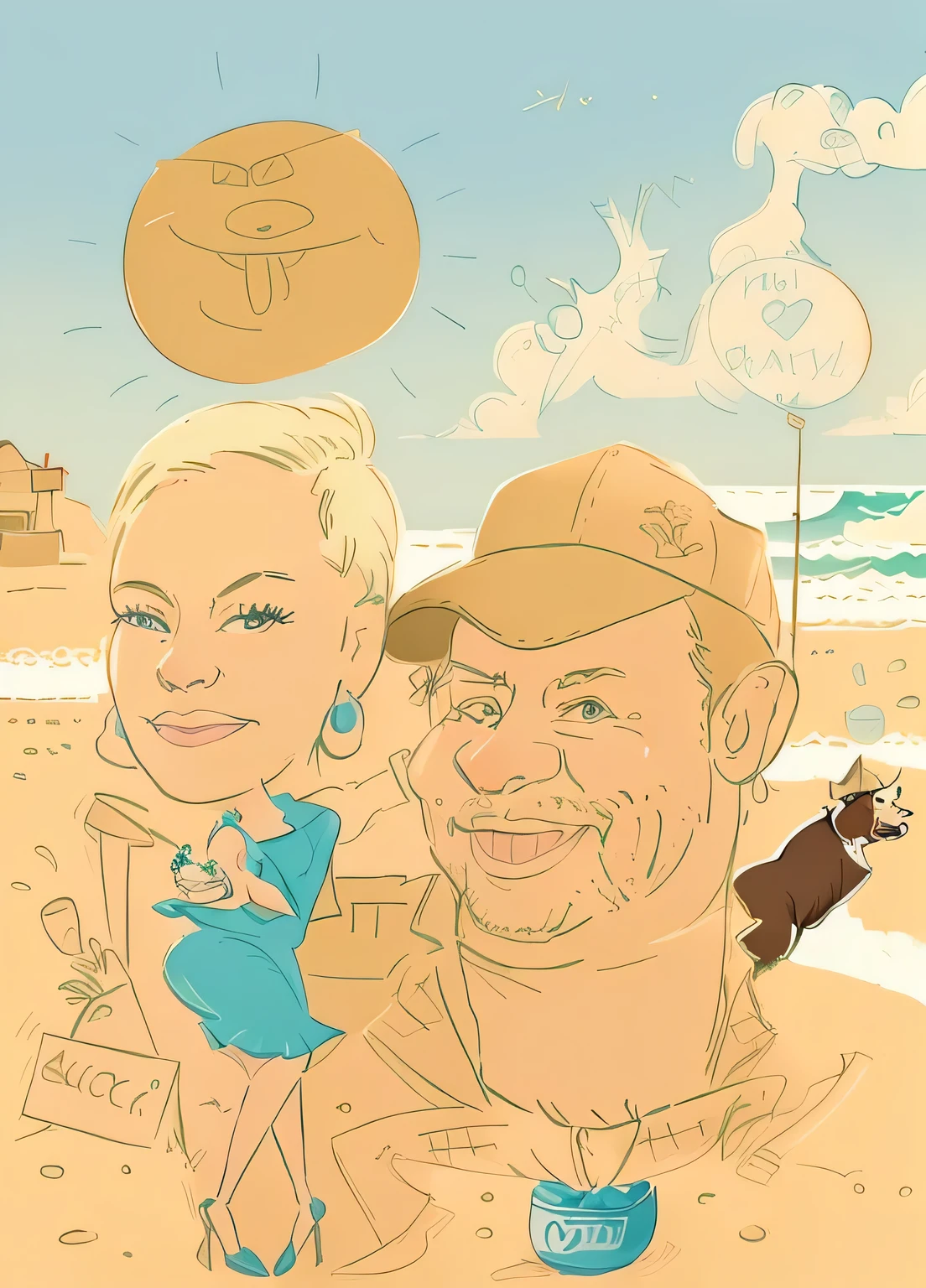 NSFW (nude) (Melissa Benoist ((human)) medium breasts, strip of pubic hair) full body, woman on top, vaginal penetration, fucking a ((male furry dog white pitbull with a fat dog penis)), on a deserted beach