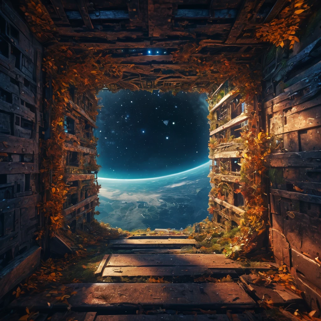 Aerial view of a forgotten ((open gateway)) of time and space.(best quality,4k,8k,highres,masterpiece:1.2),ultra-detailed,(realistic,photorealistic,photo-realistic:1.37),HDR,UHD,studio lighting,ultra-fine painting,sharp focus,physically-based rendering,extreme detail description,professional,vivid colors,bokeh,concept artists