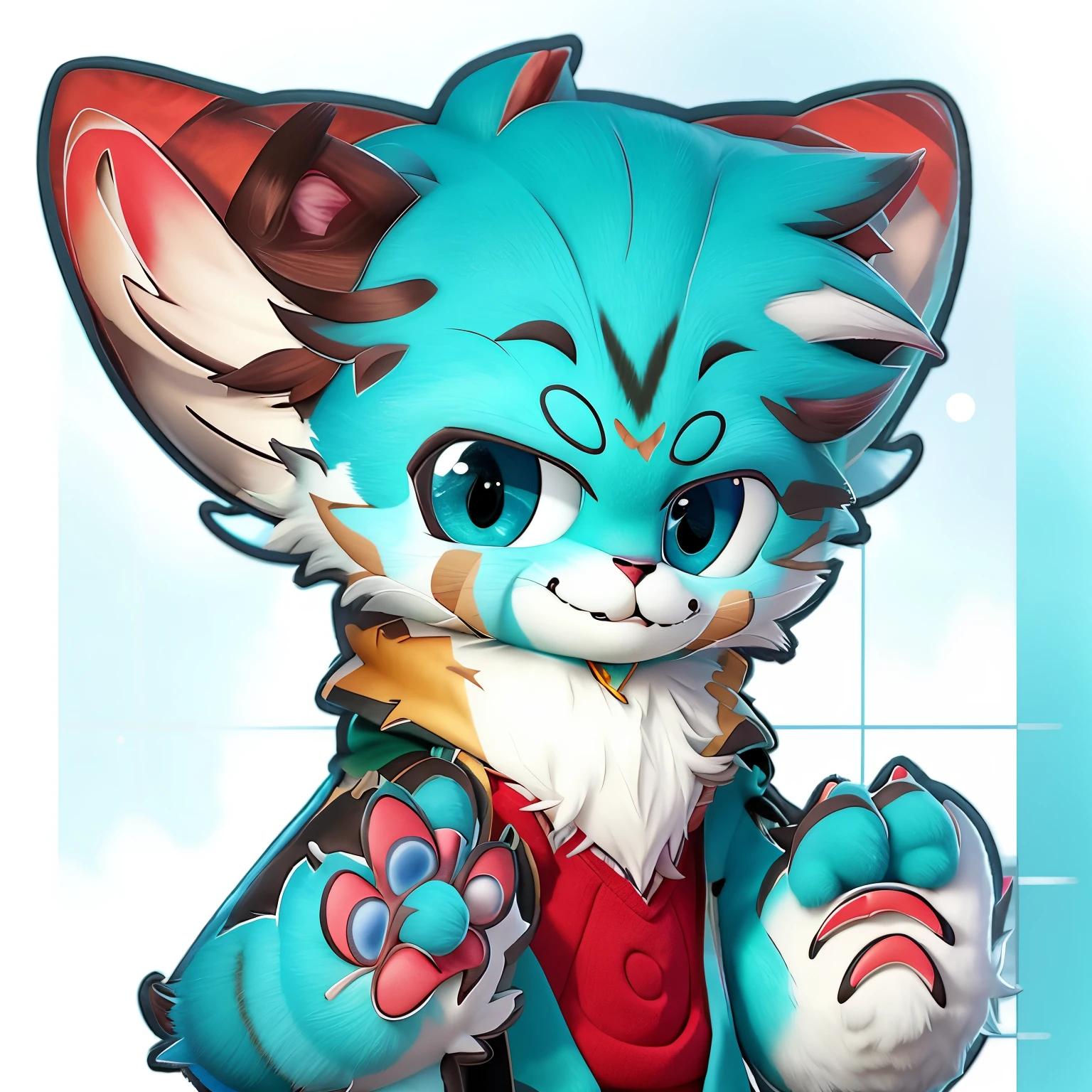 Tem o desenho de um gato de olhos azuis e rabo, furson art, sora como um gato, furson!!!!, peludo fofo precisa de sua ajuda, furafinidade peluda, furry furson, pfp discord, furaffinity furson, furson furry art commission, desenho peludo profissional, personagem peludo, commission on furaffinity, furson commission