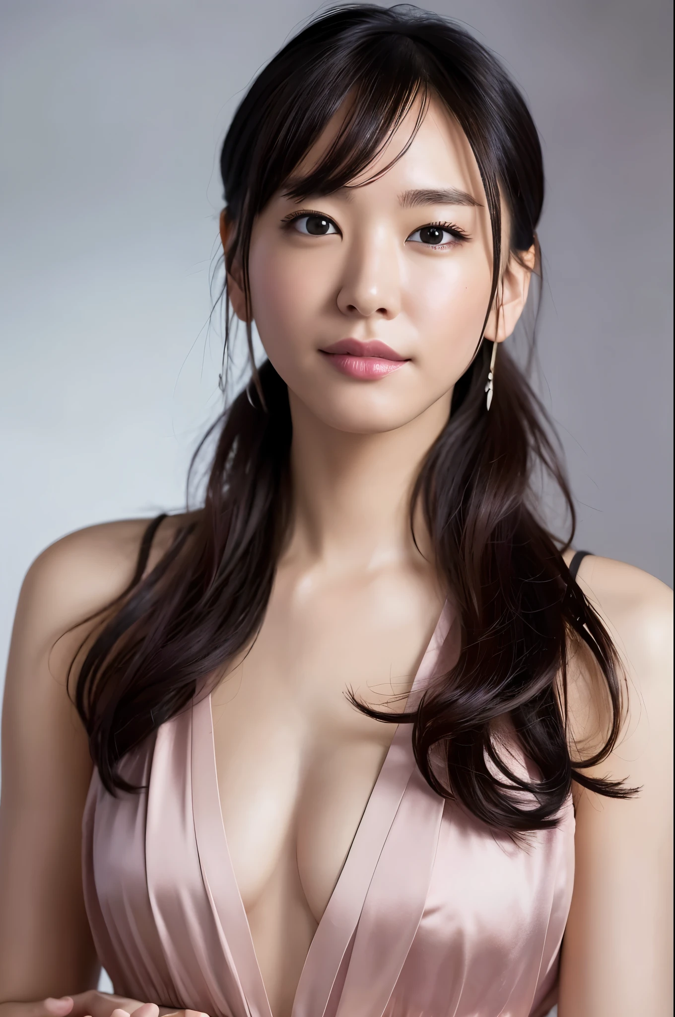 (((One Girl,alone))),(Highly realistic photos, High resolution, Detailed face, Beautiful Eyes) Japanese women, 21 years old, Cute face, alone:1, Nice body, Medium Chest, ,Hairstyle,  Take a photo book,the avengers,Healthy Body,Fujiko,Seductive pose