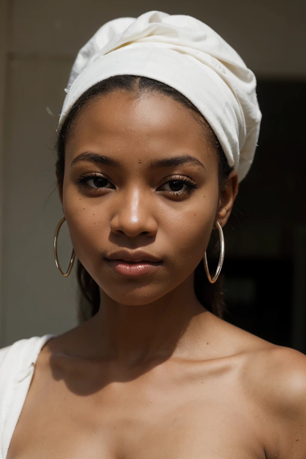 beautiful face, african girl, black ethnicity,