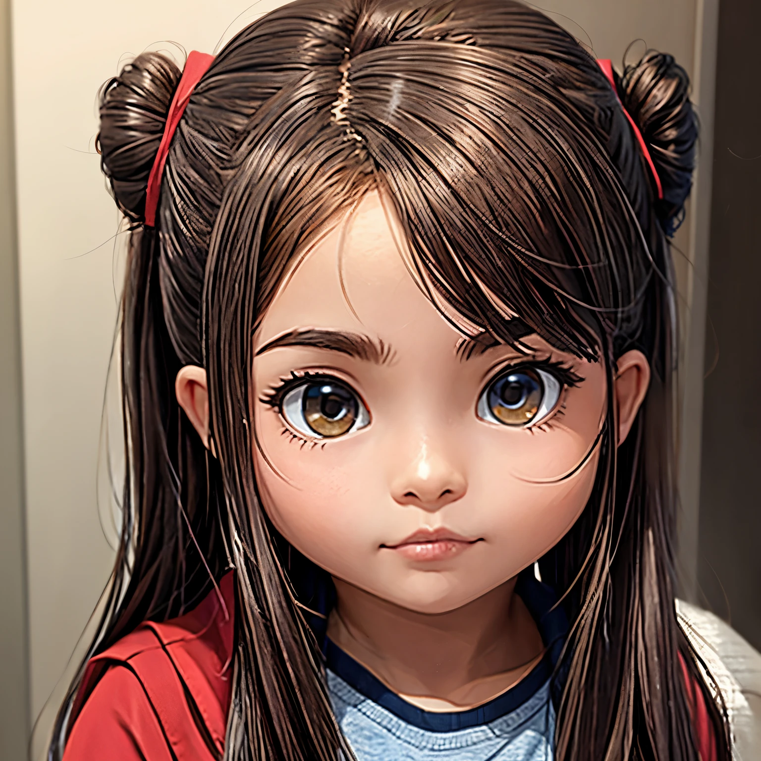 Girl with twice the size of her head