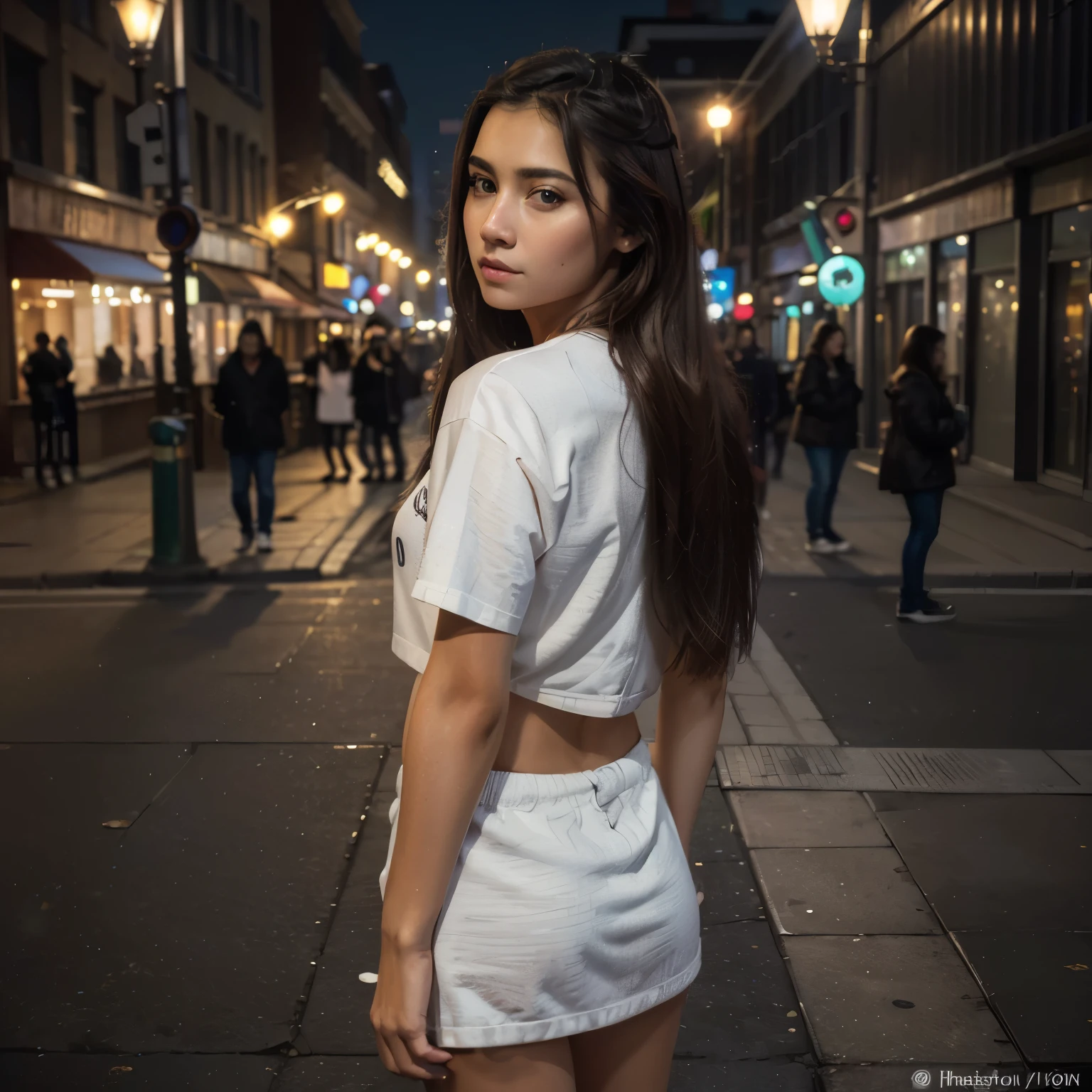 ((masterpiece)),(((best quality))),(character design sheet,same character,front,side,back),iRAW photo, a portrait photo of 25 y.o woman in casual clothes, night, city street, (high detailed skin:1.2), 8k uhd, dslr, soft lighting, high quality, film grain, Fujifilm XT3