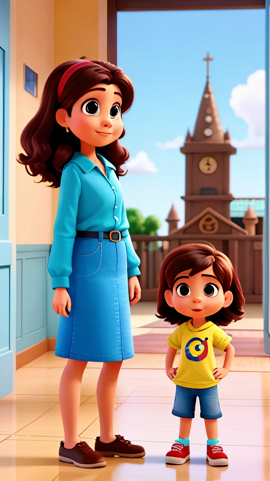 Mom, estilo Pixar, alta calidad, child_angel, bebe_angel, alas, ,